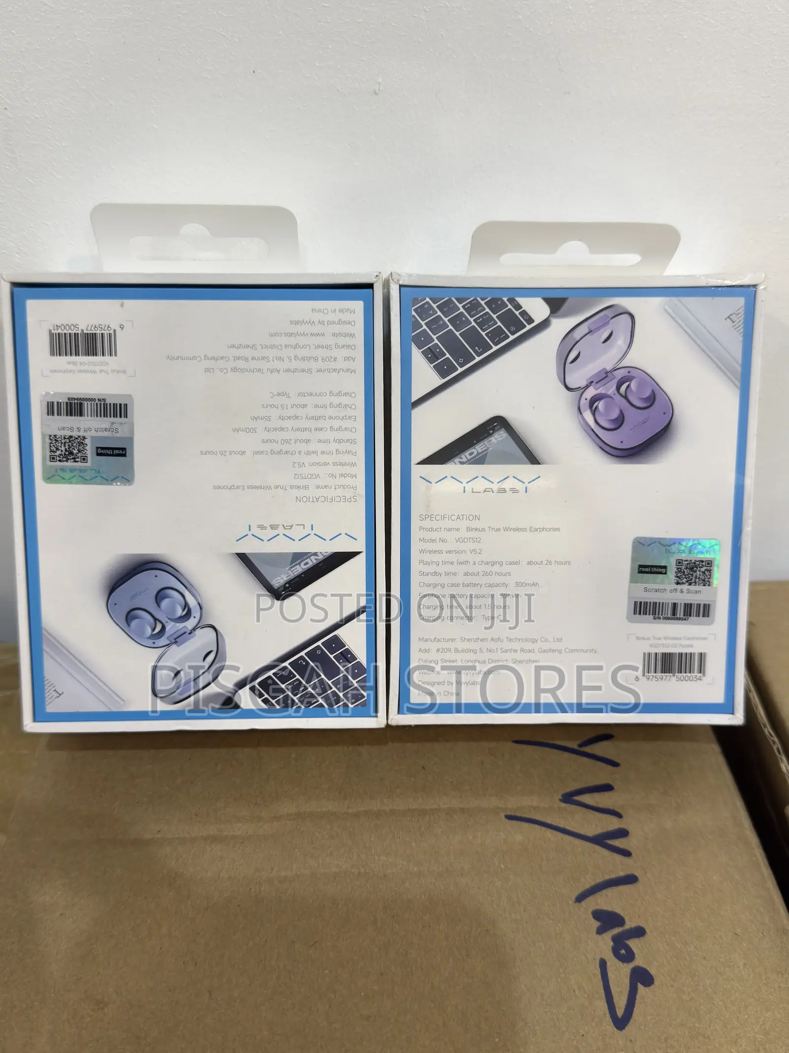 Vyvylabs Binkus Vgdts12 True Wireless Earphones