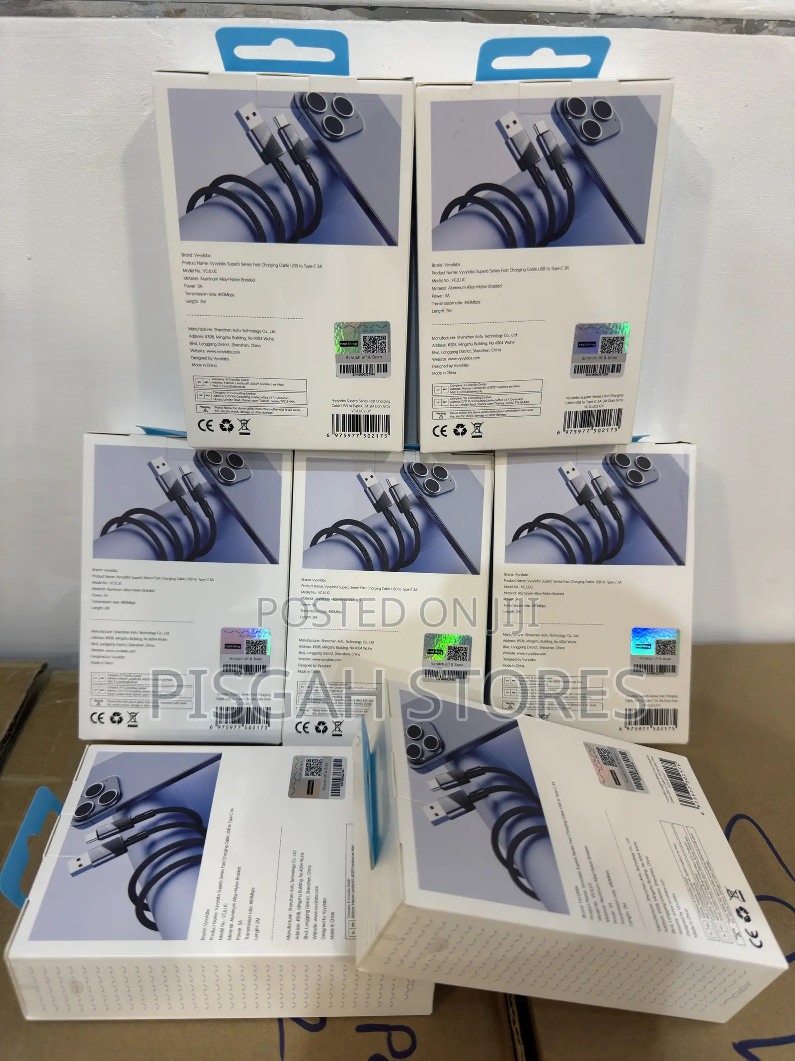 Vyvylabs Superb Series Fast Charging Cable Usb to Type-C 3a