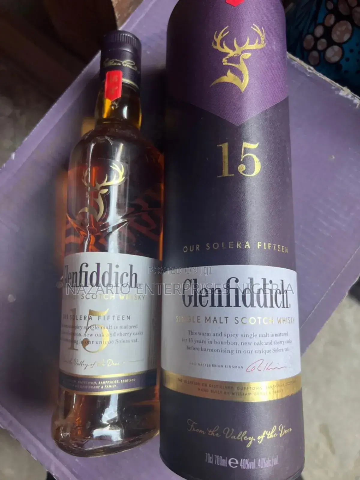 Glenfiddich 15 Years Single Malt – 700ml by 12 Bottles