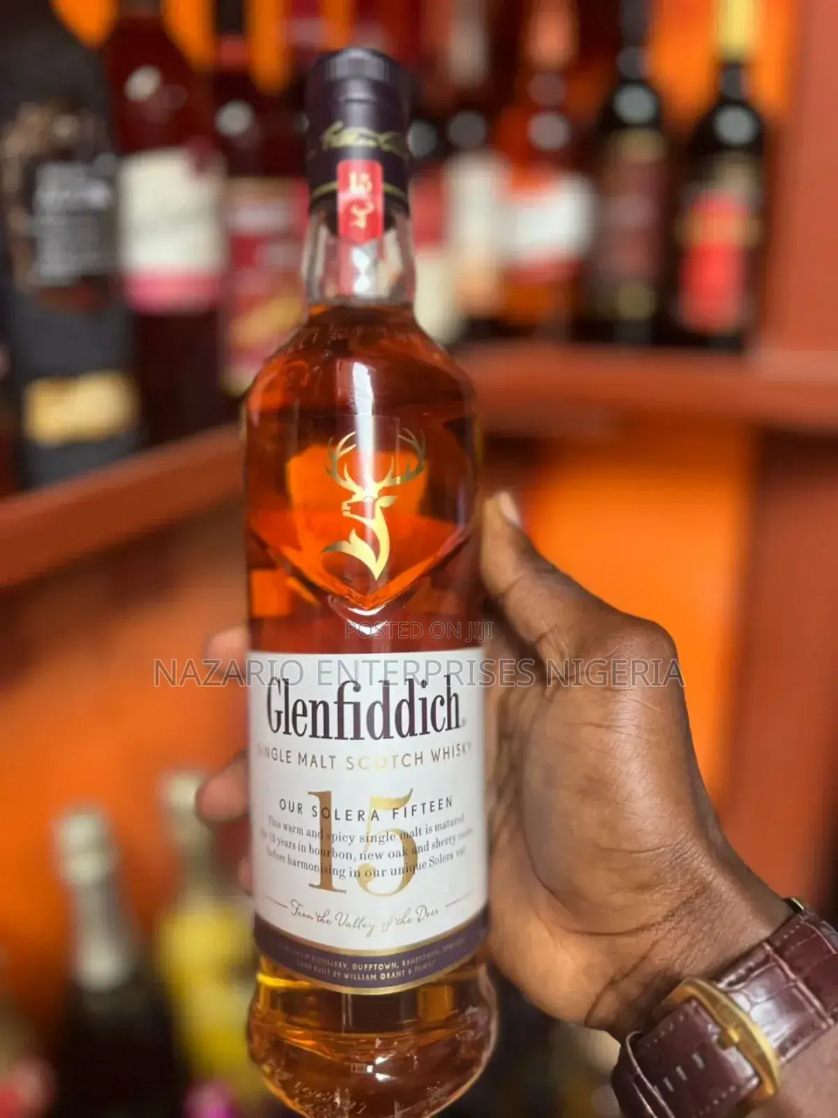 Glenfiddich 15 Years Single Malt – 700ml by 12 Bottles