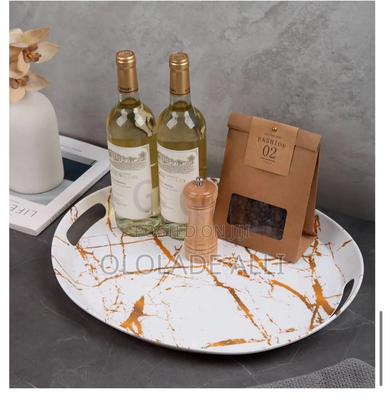 High Quality Melanin Plastic Tray
