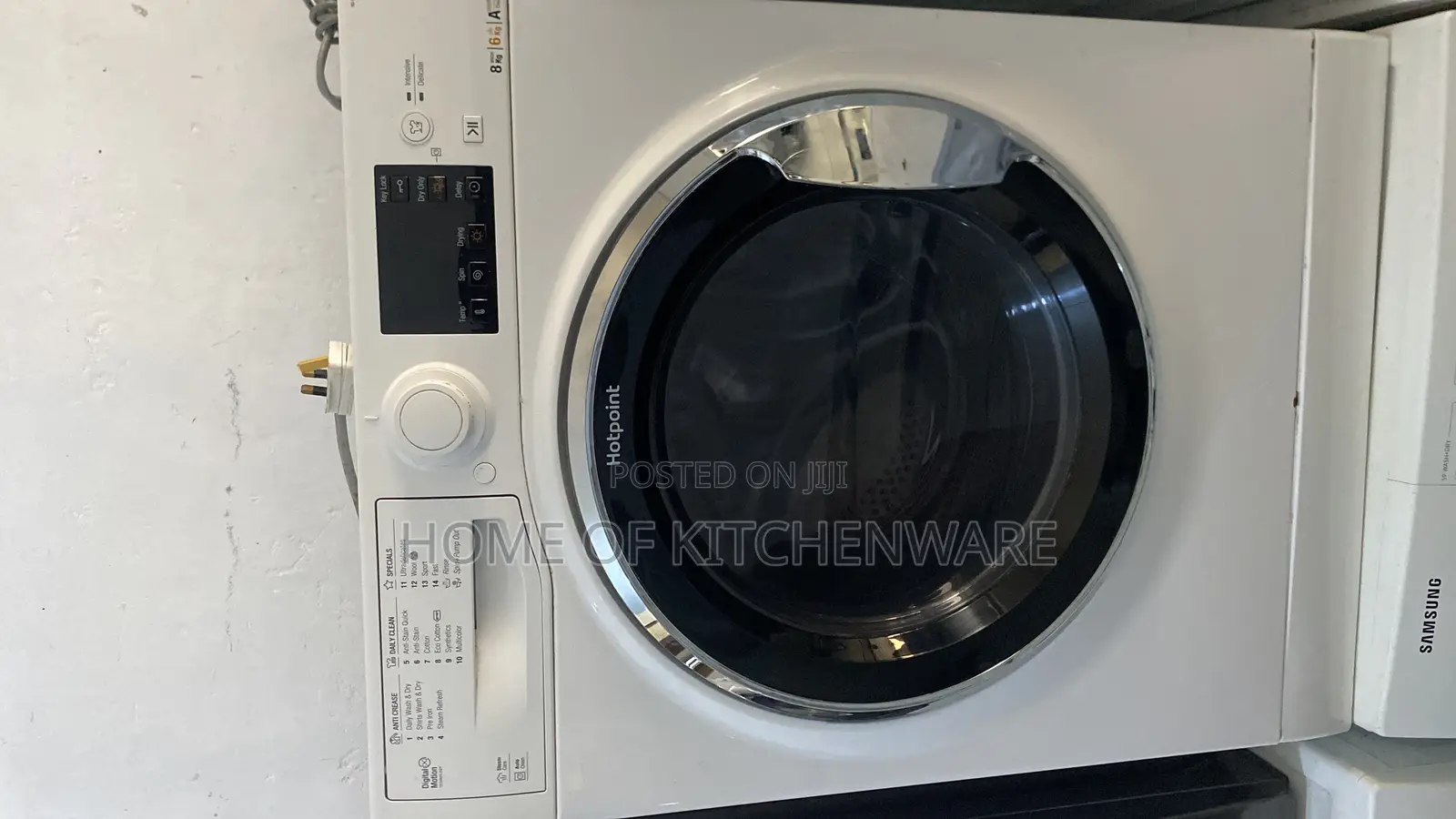 8/6kg Hotpoint Inverter Washing Machine