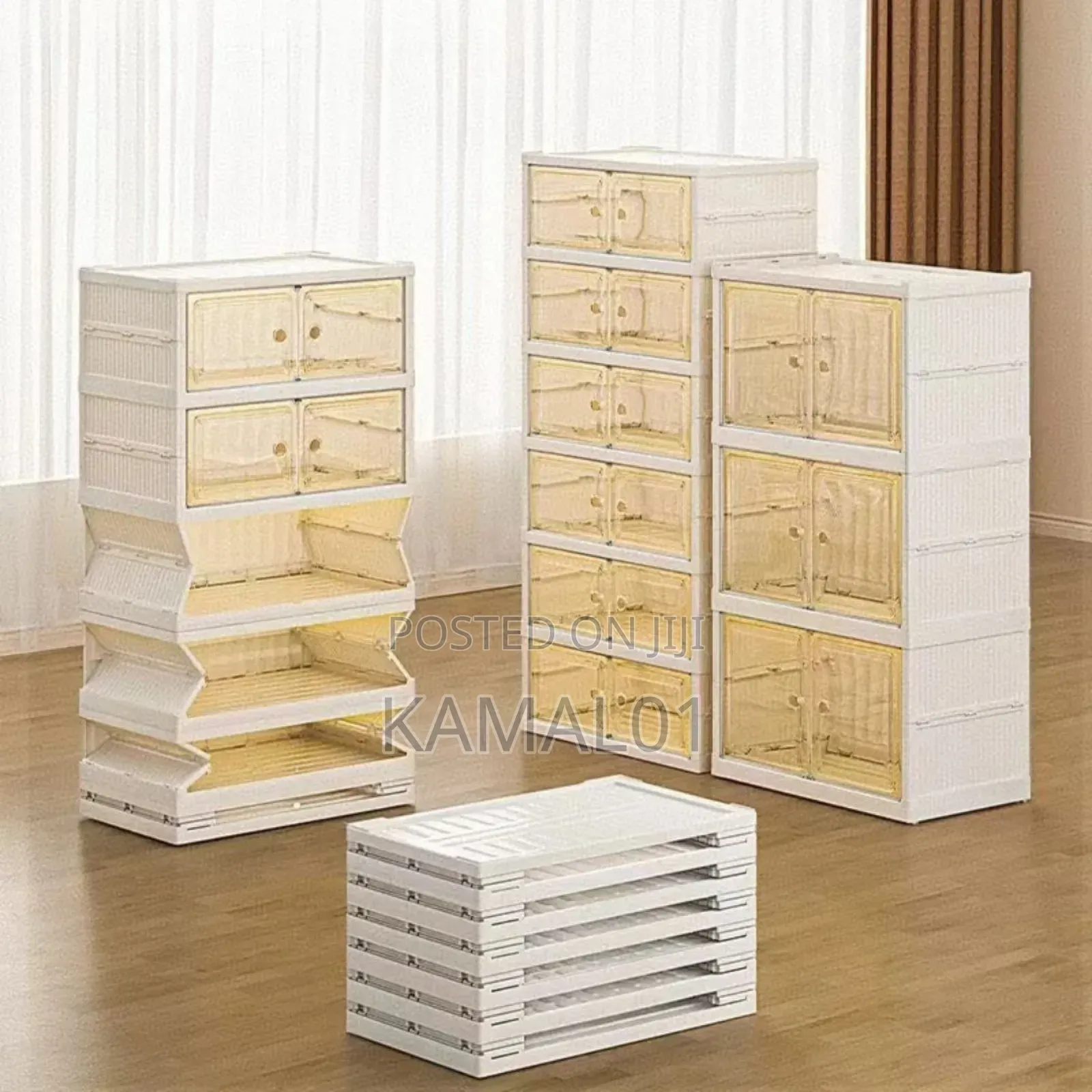 6 Step Plastic Collapsible Shoe Rack