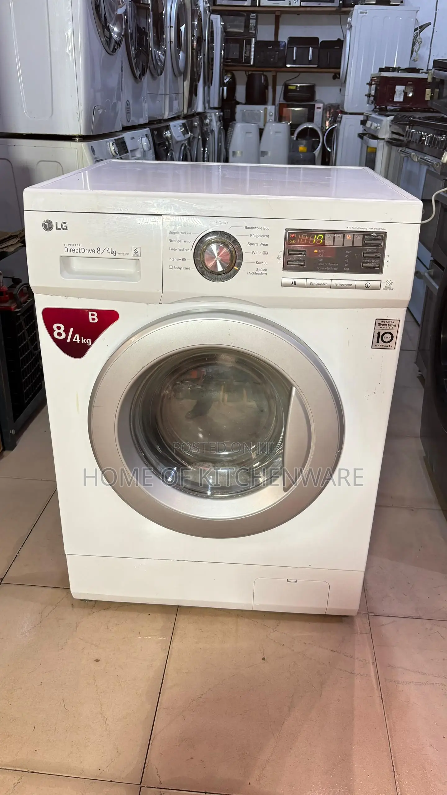 8kg Lg Wash and Dry Washing Machine