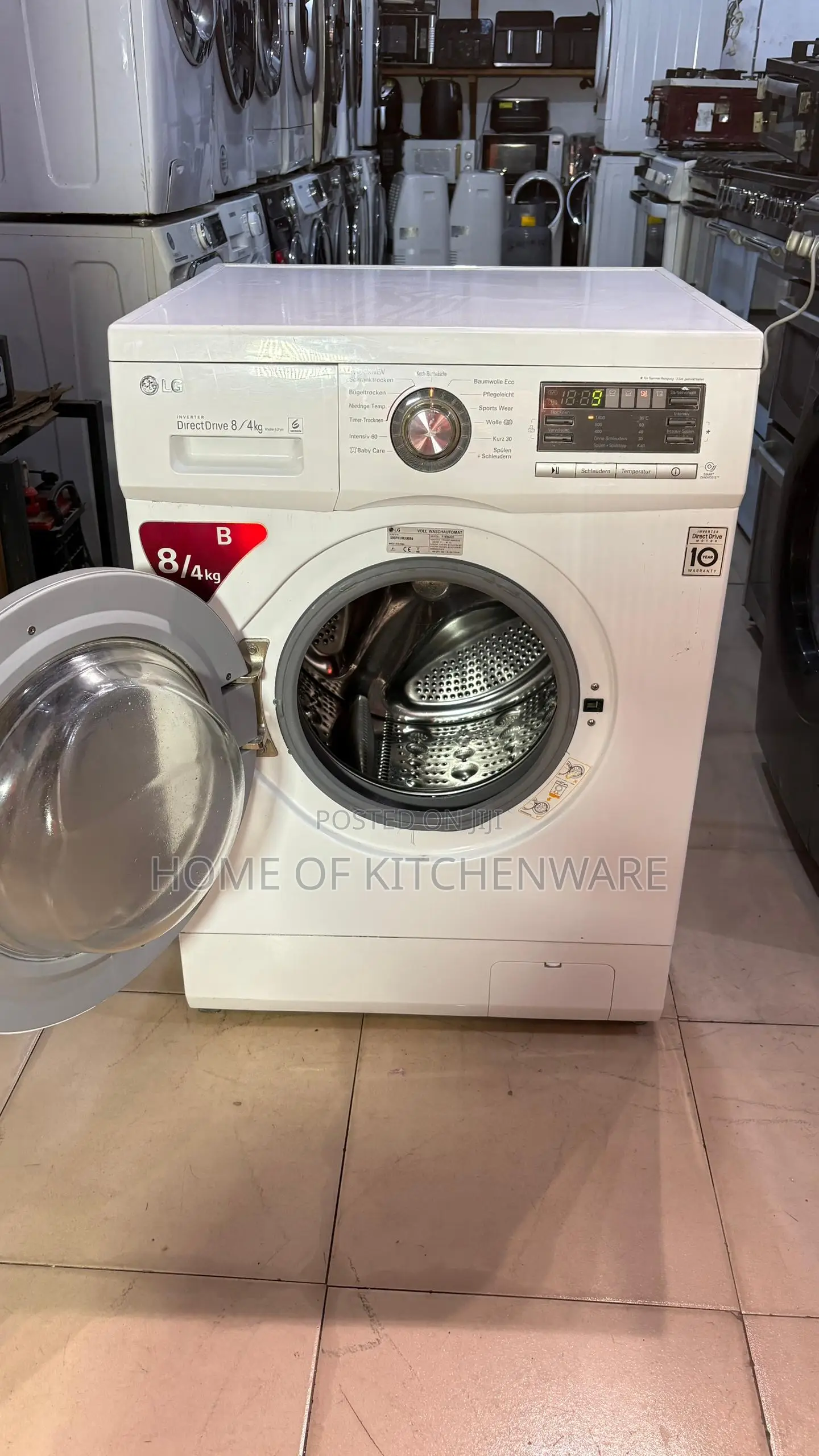 8kg Lg Wash and Dry Washing Machine