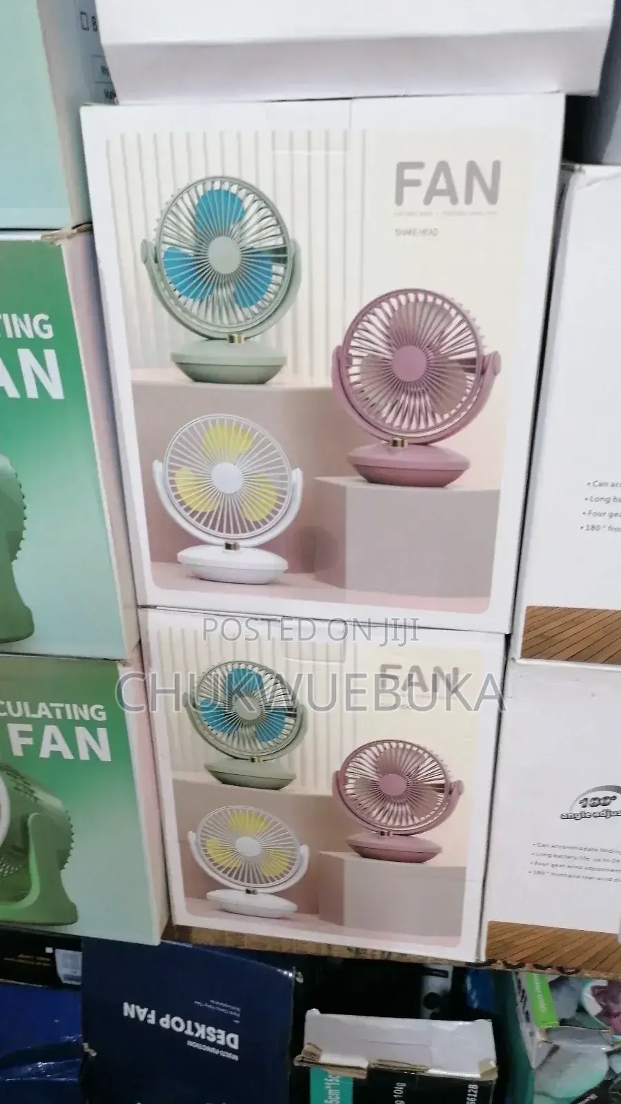 Quality Rechargeable Desk Fan
