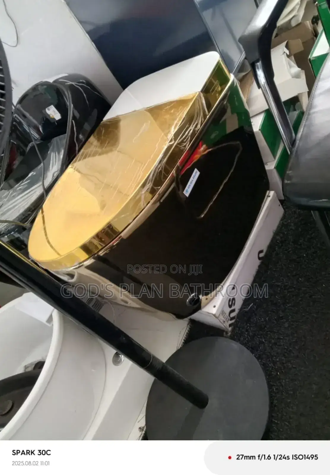 Gold Smart Sensor Toilet