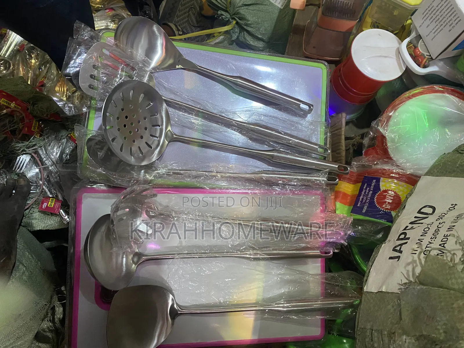 Stainless Steel Cooking Spoon Set