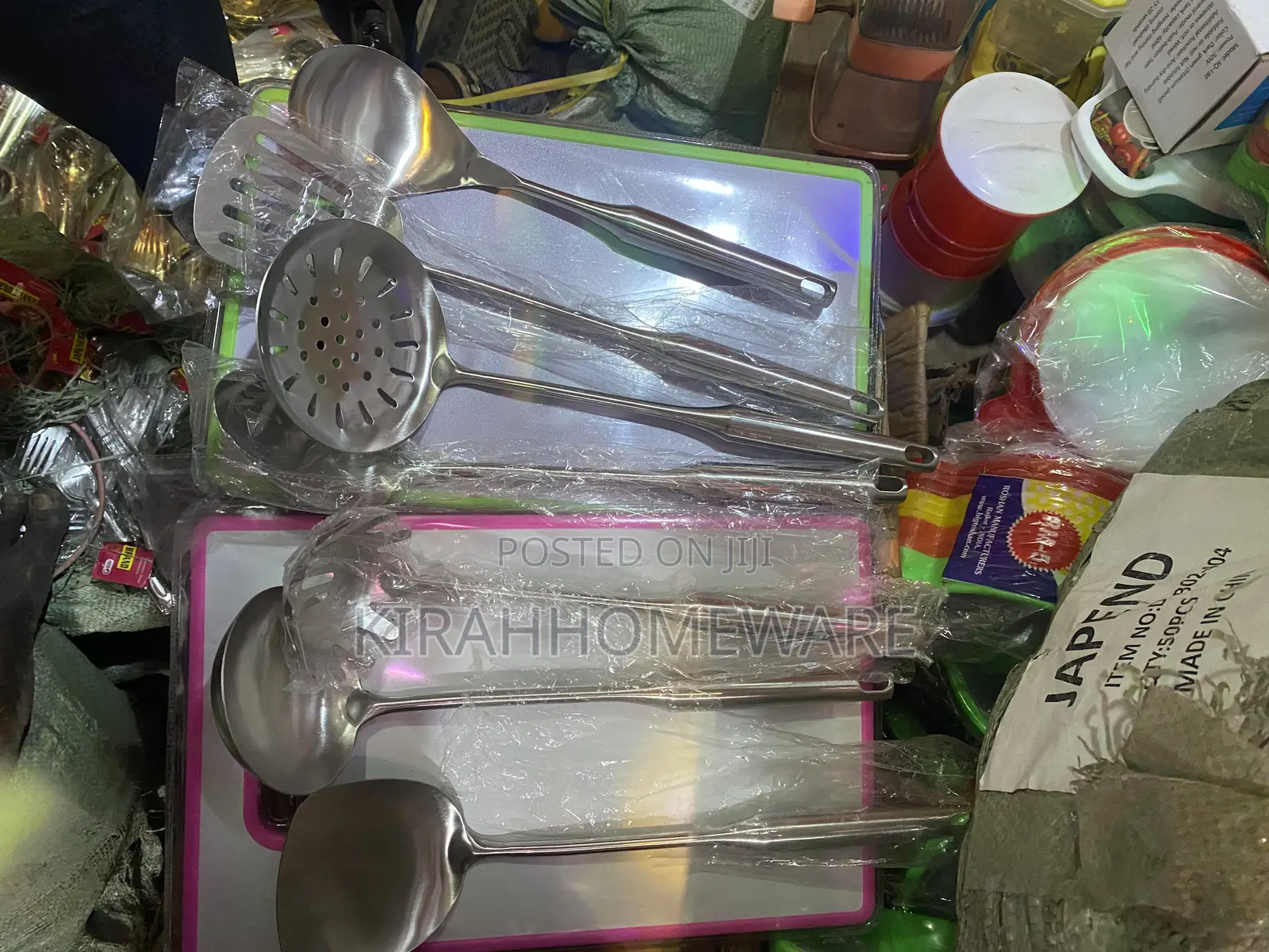 Stainless Steel Cooking Spoon Set