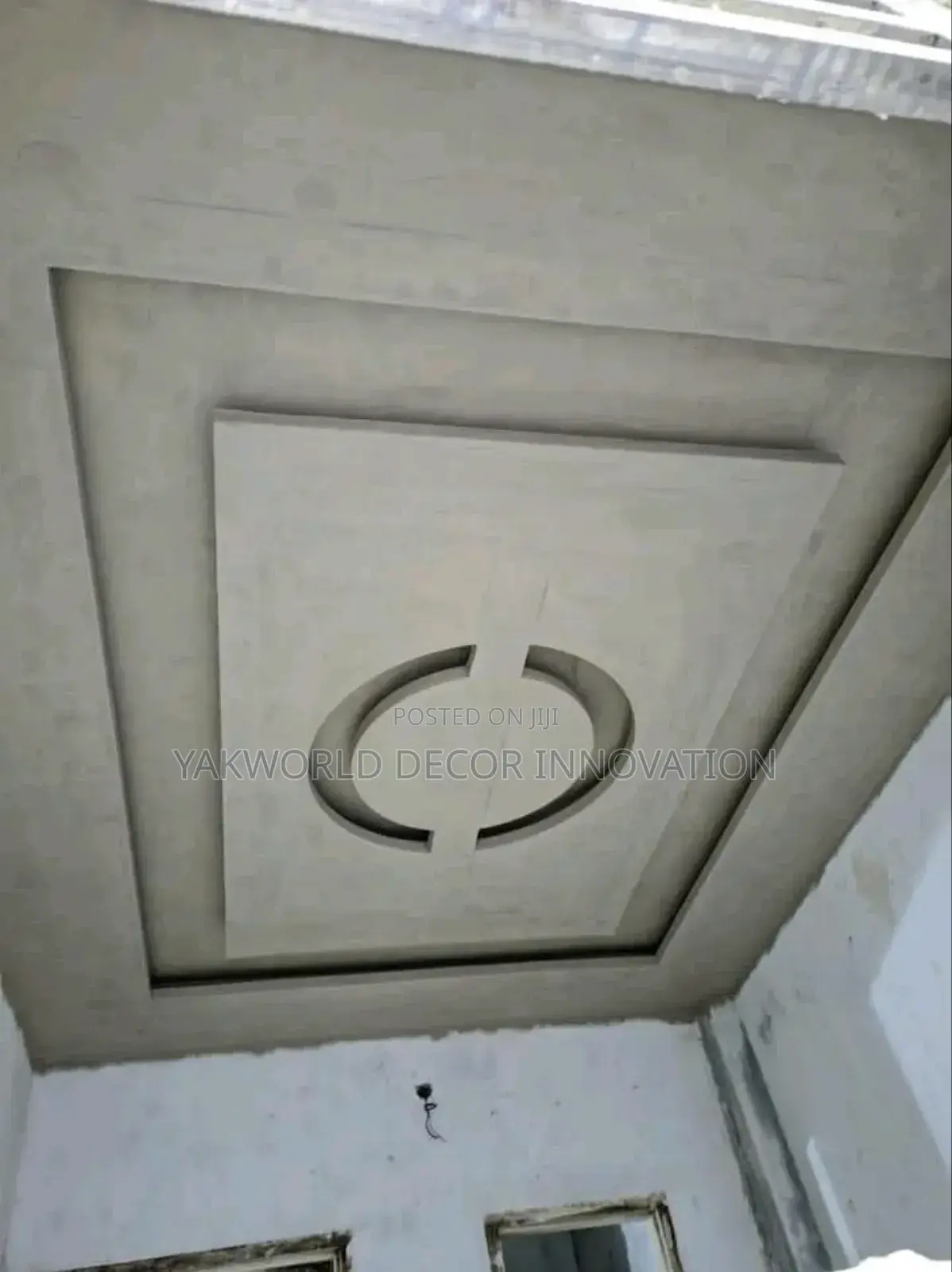Pop Ceiling, Pop Plasterboard Tv Console Wall Screeding