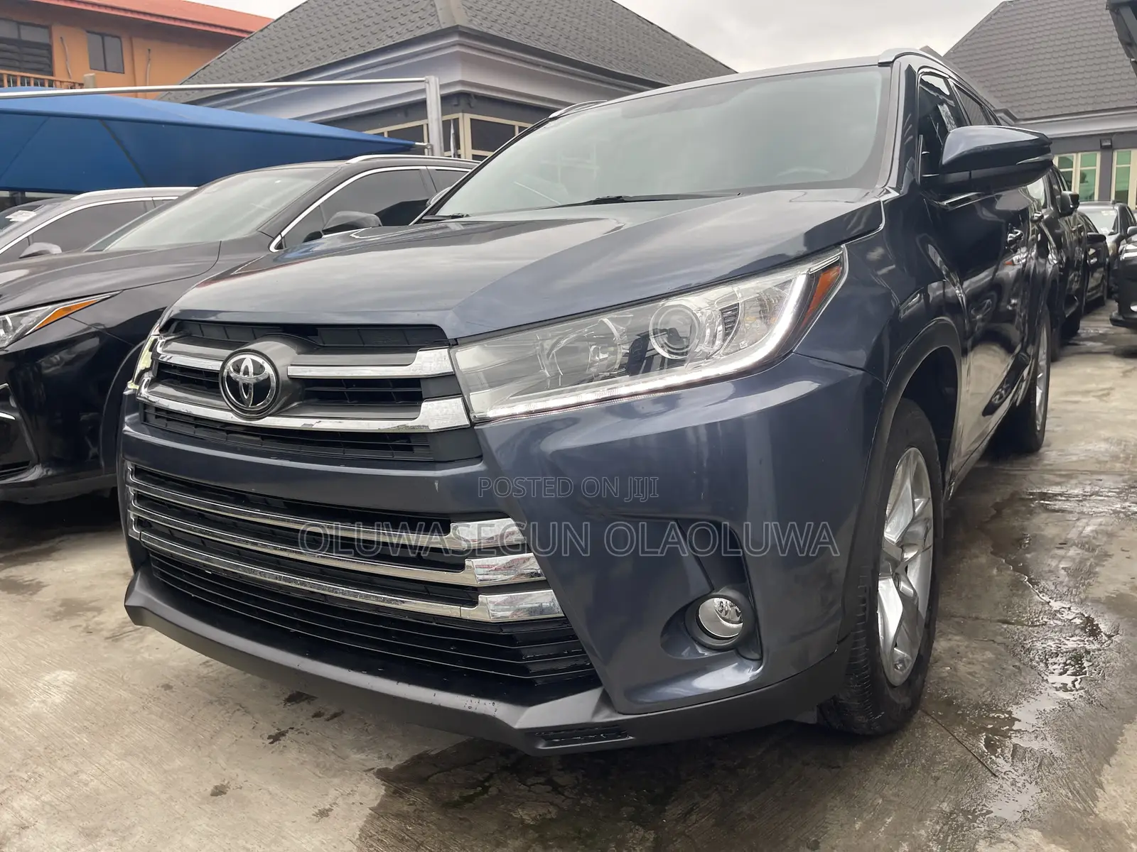 Toyota Highlander Limited V6 4x2 (3.5L 6cyl 6A) 2016 Gray