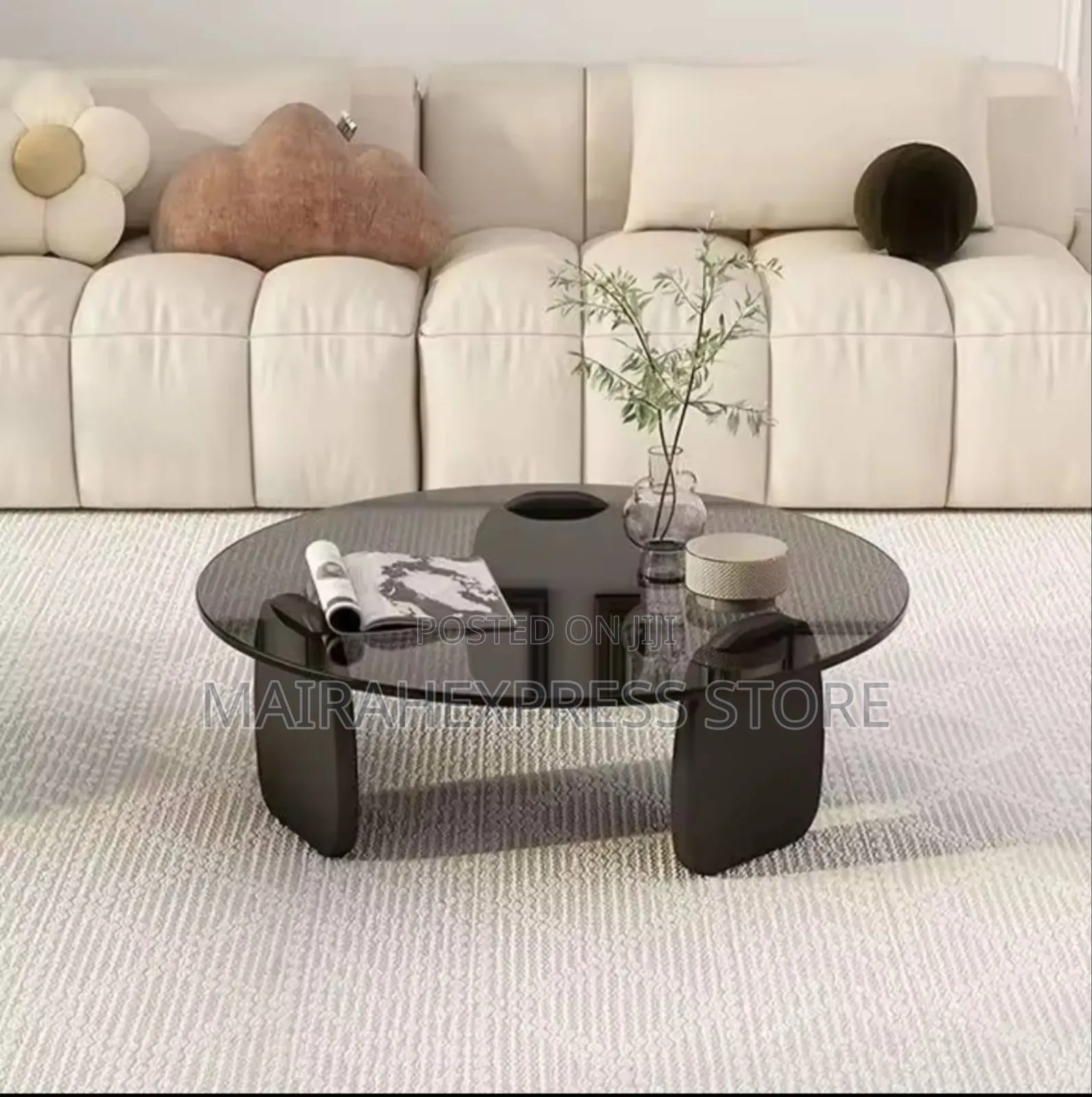 Modern Round Glass Center Table