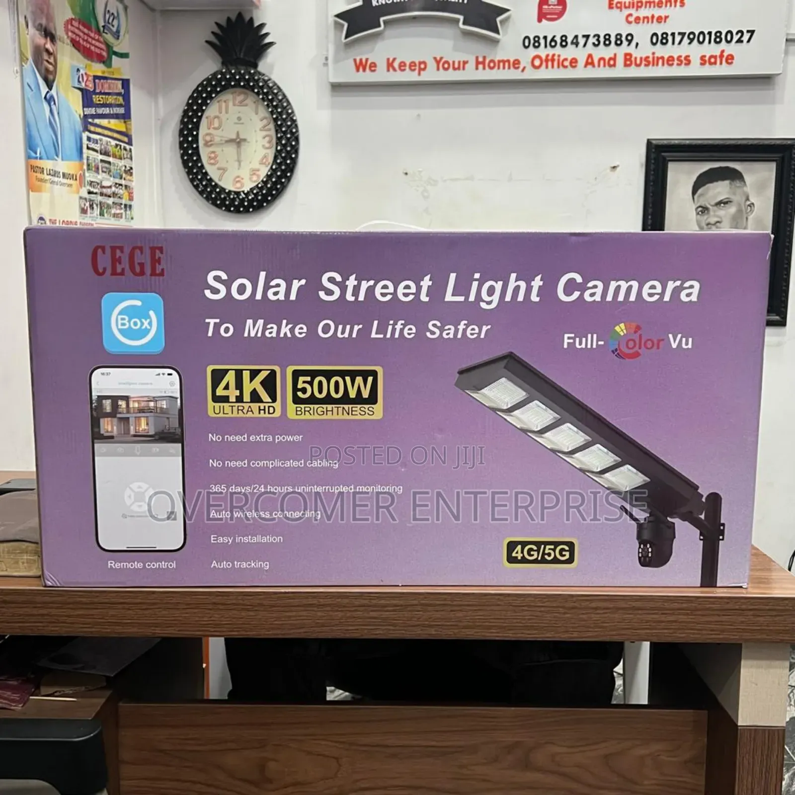 Solar Street Light With Camera L500