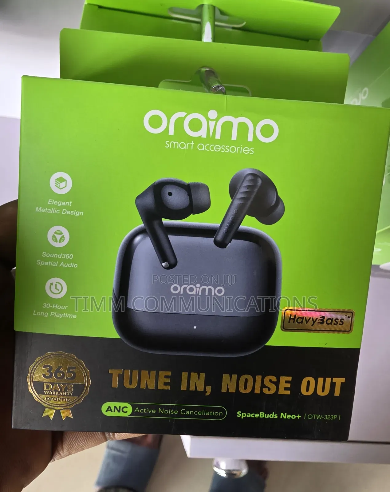 Oraimo Spacebuds Neo+ - Anc, 30h Battery, Havybass, New