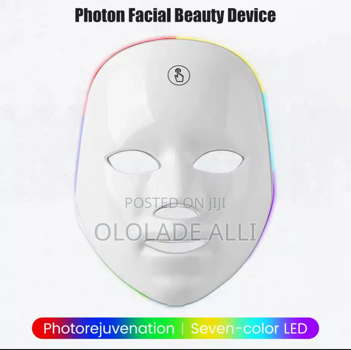 Rechargeable Facial Led Mask 7 Colors Led