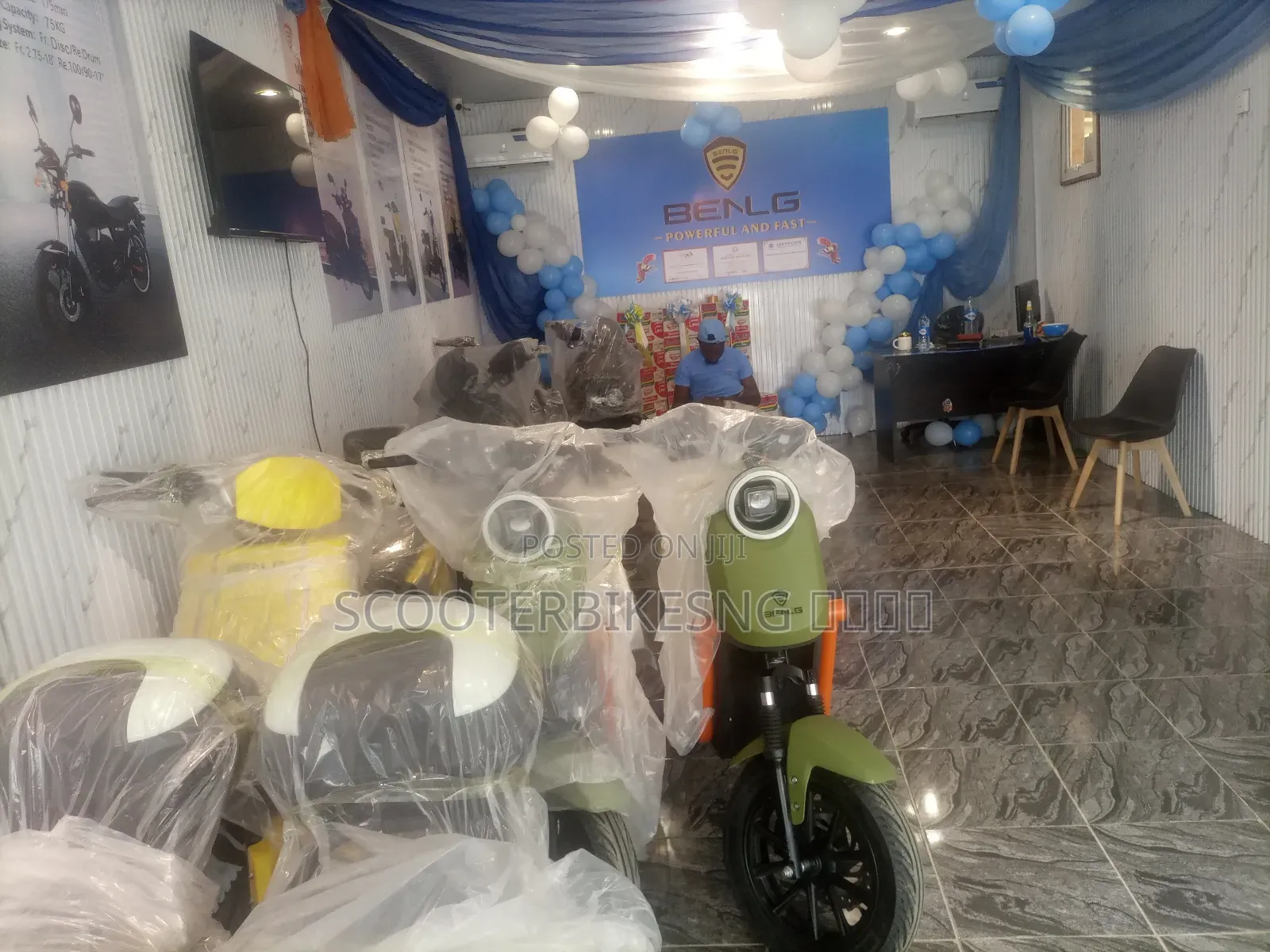 New Motorcycle 2025 Blue
