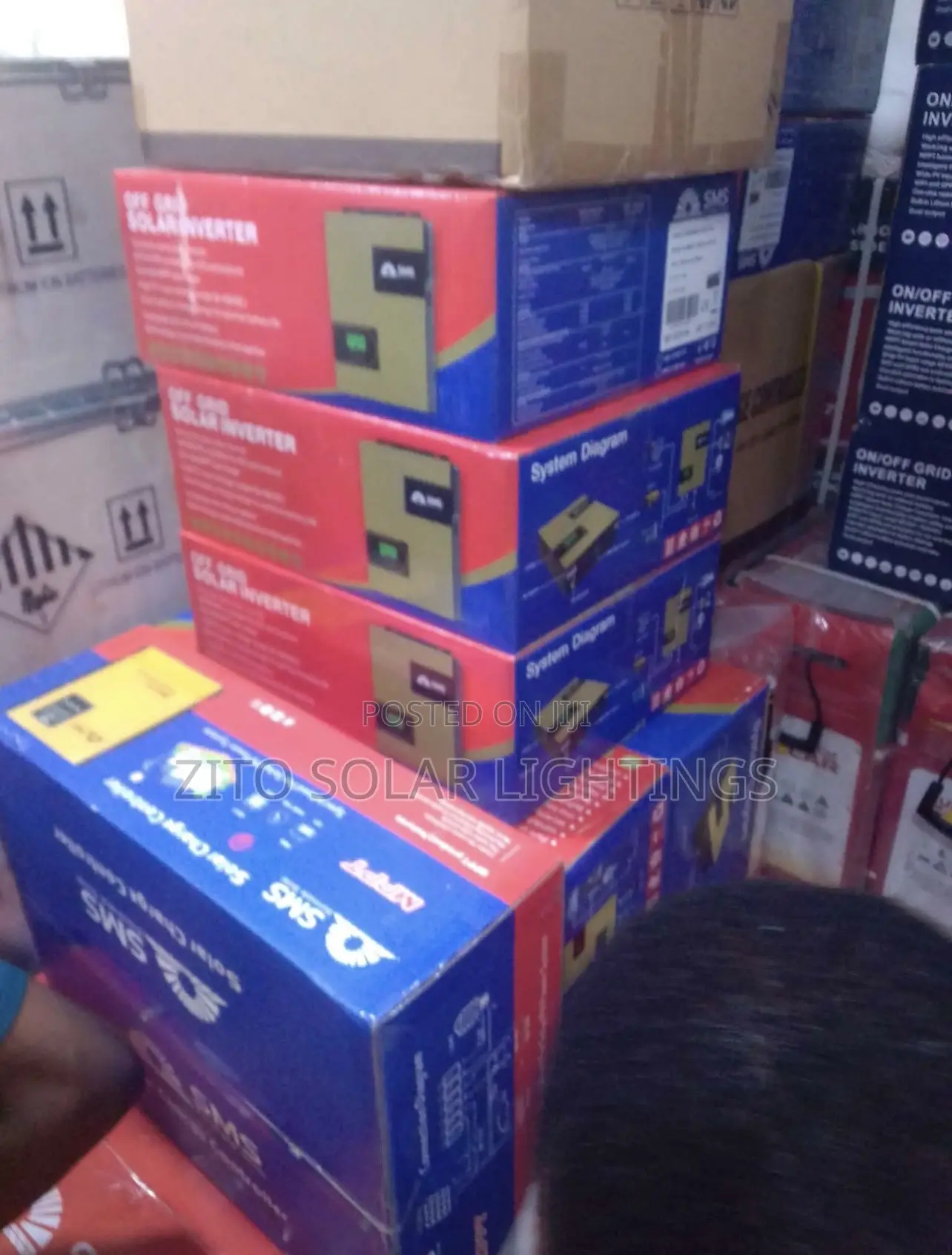 240ah Sms Battery And 6.2kva Sms Inverter And 8 Pic Of Canadian Solar