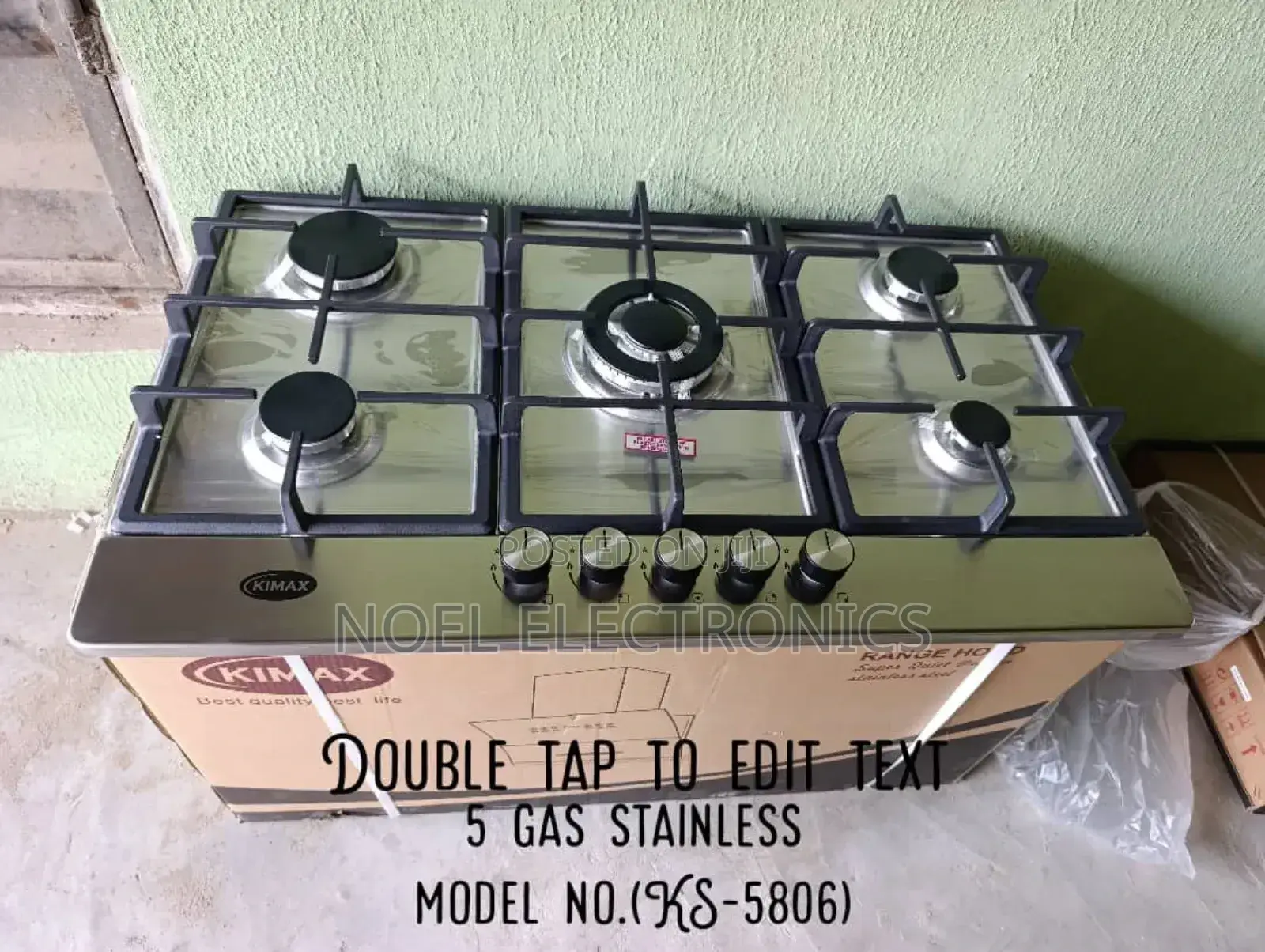 Kimax 5 Gas Stainless Built-in Cooker