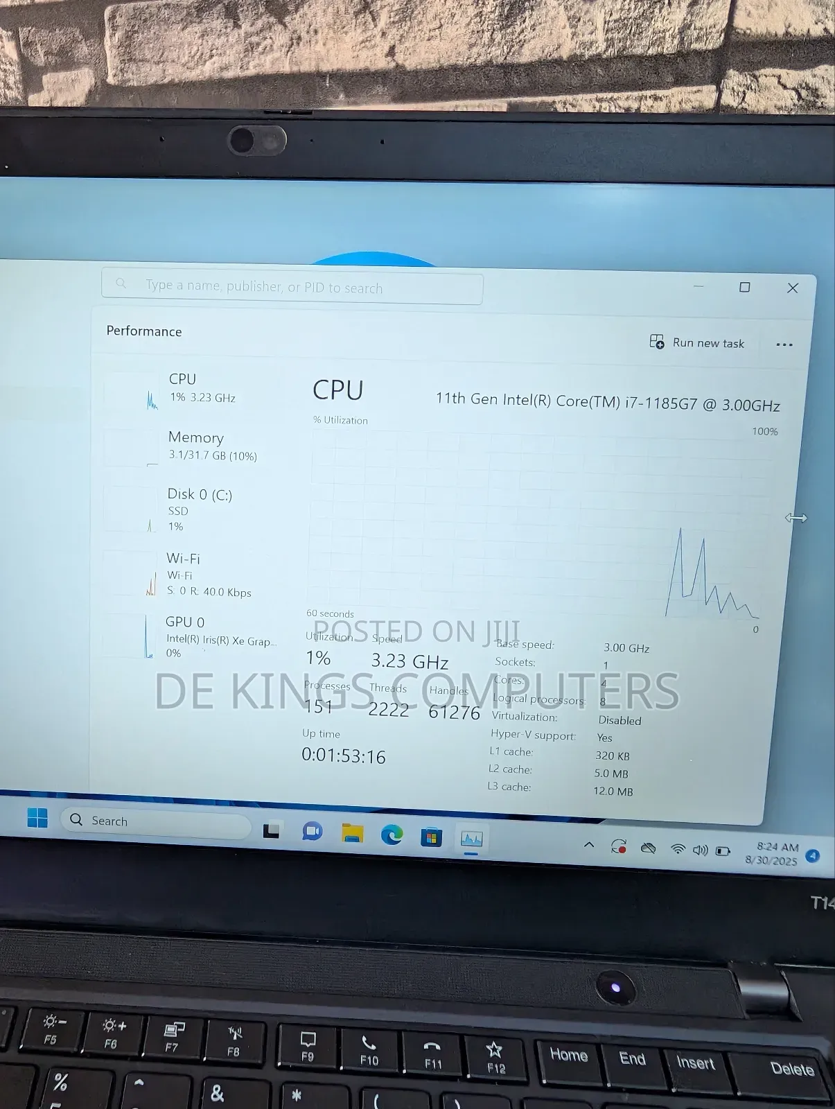 Laptop Lenovo ThinkPad T14 32GB Intel Core i7 SSD 512GB