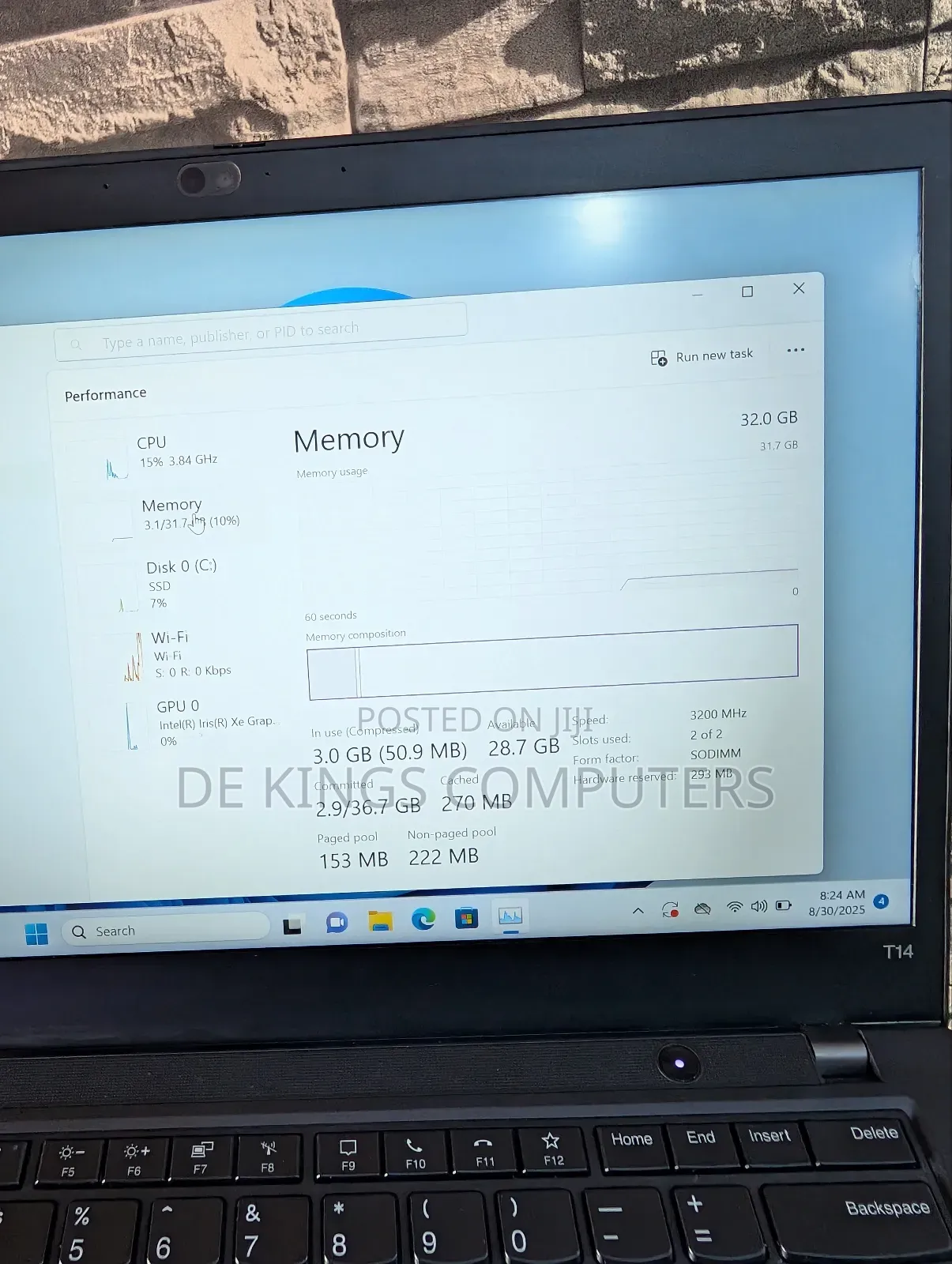 Laptop Lenovo ThinkPad T14 32GB Intel Core i7 SSD 512GB