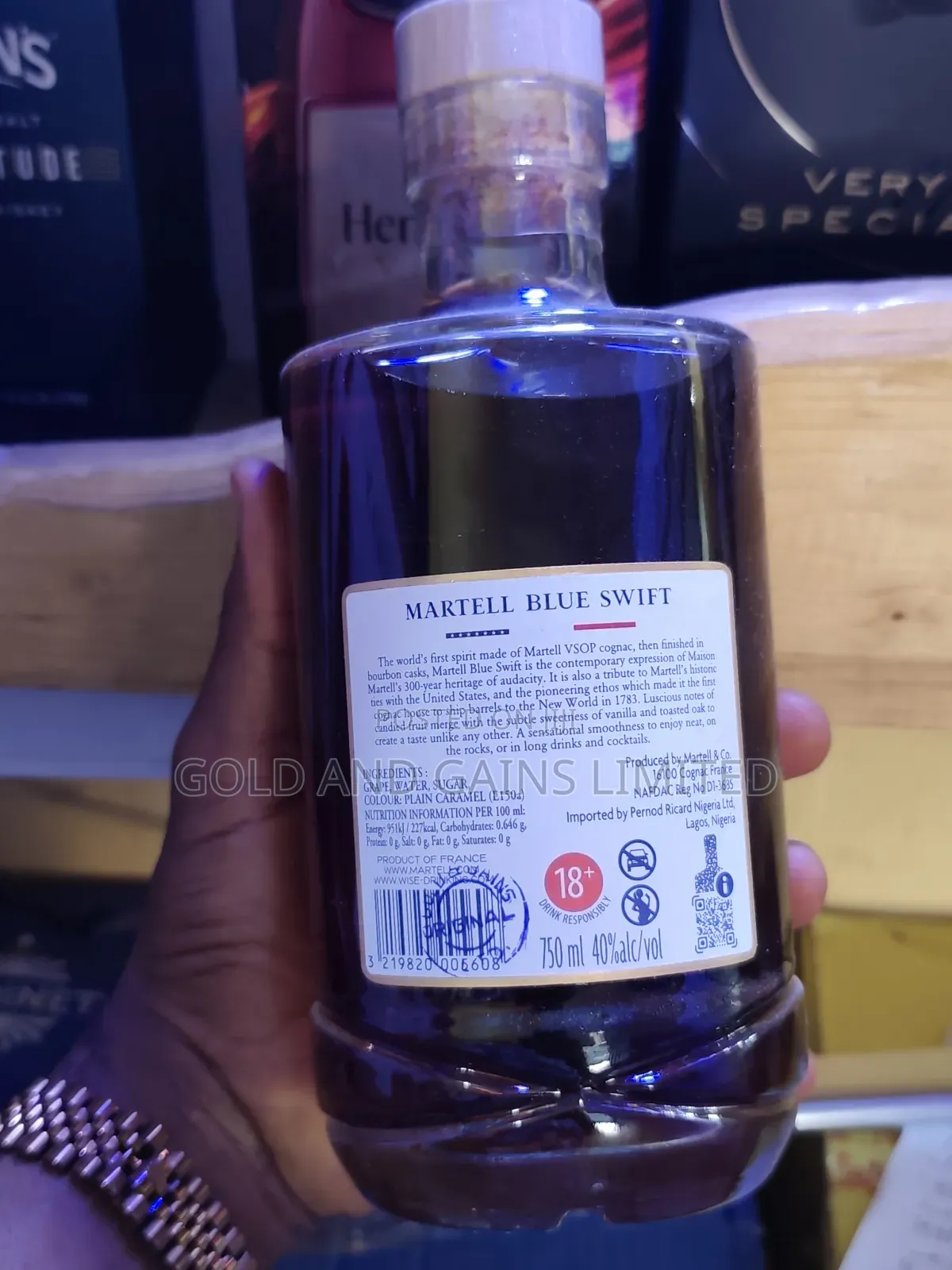 Martell Blue Swift 12bts (Wholesale)