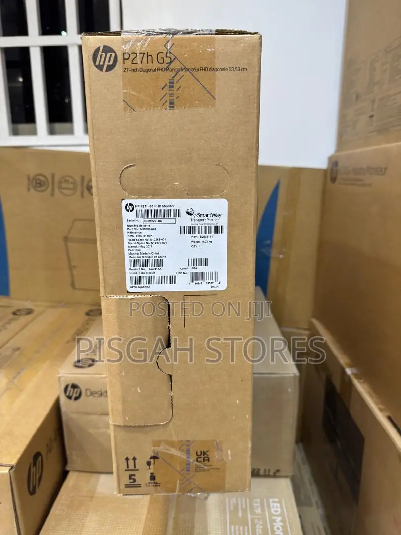Hp P27h G5 FHD Ips W-Led Monitor Full Ergonomic Function With Speakers