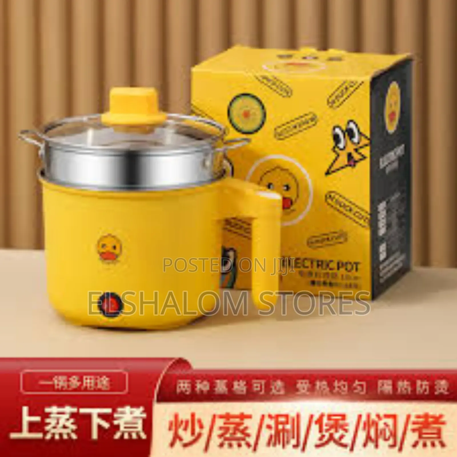 Double Layer Mini Electric Pot