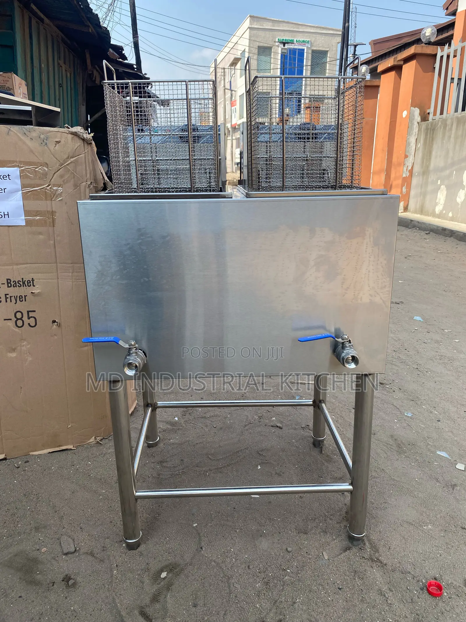 Electric Standing Deep Fryer 40 Liter (20+20)