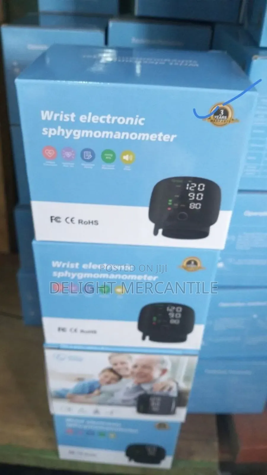 Rechargeable Wrist Bp Monitor