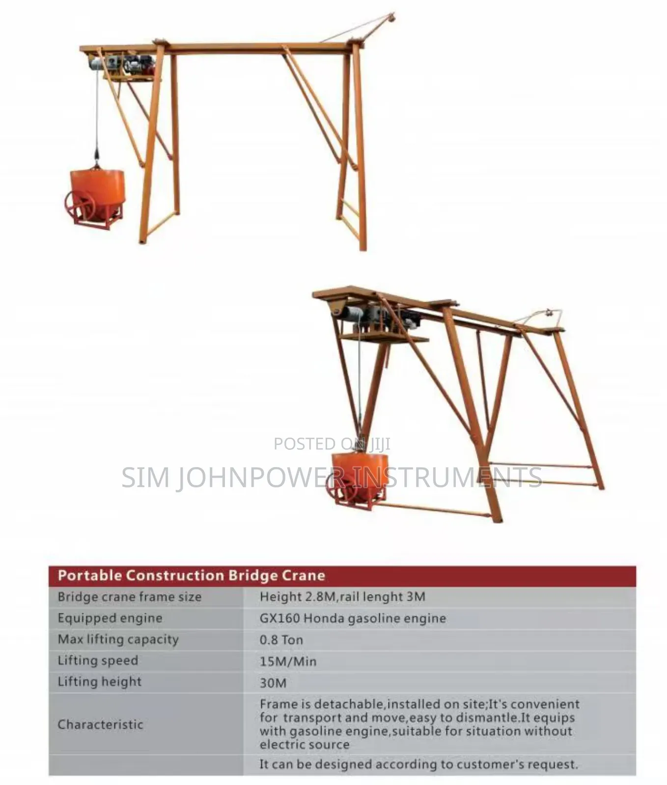 Portable Building Hoist
