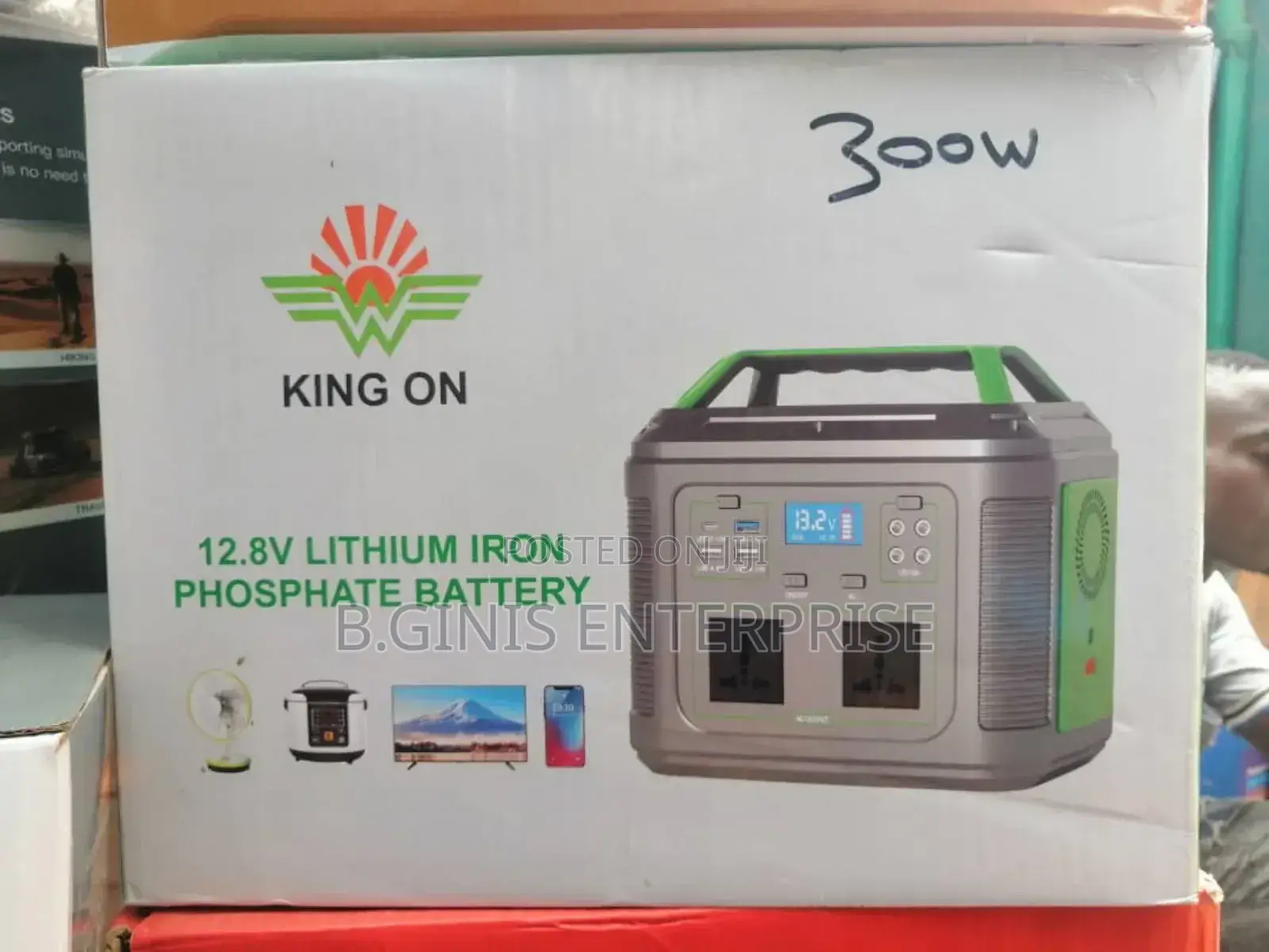 300w Solar Generator With 50w Panel