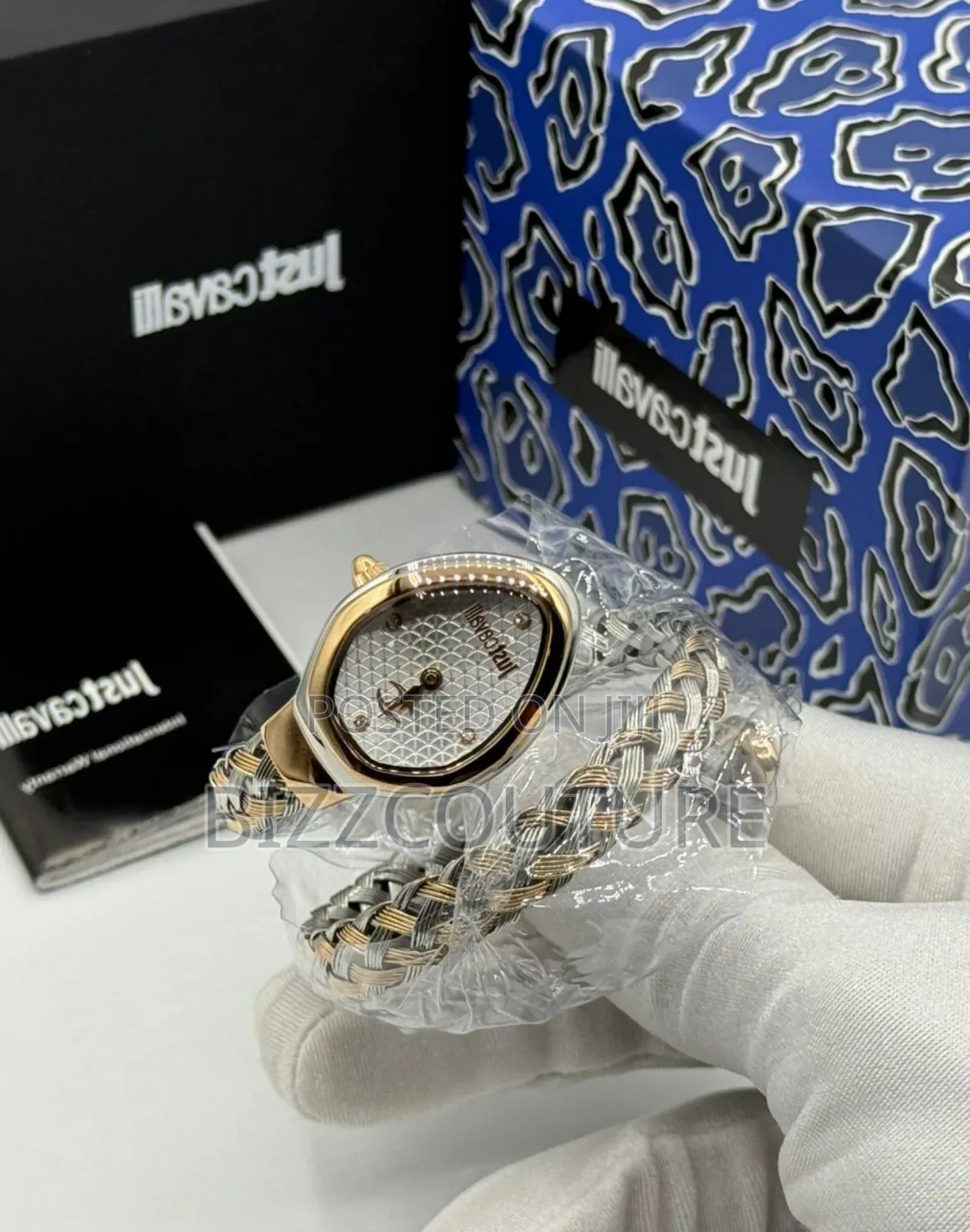 Original Justcavalli Two-Tone Stainless Steel Quartz Watch