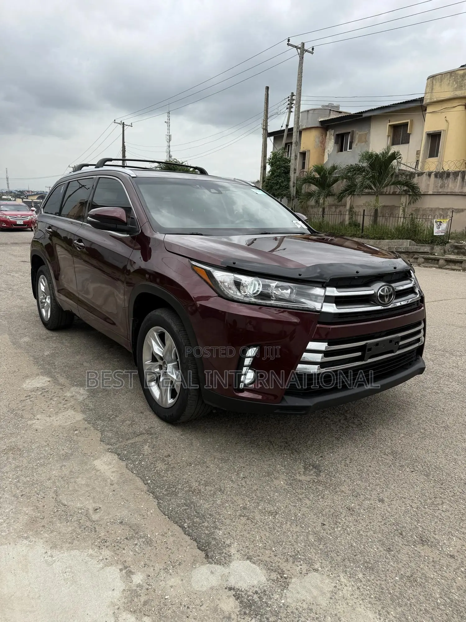Toyota Highlander Limited Platinum 4x4 V6 (3.5L 6cyl 8A) 2017 Burgundy