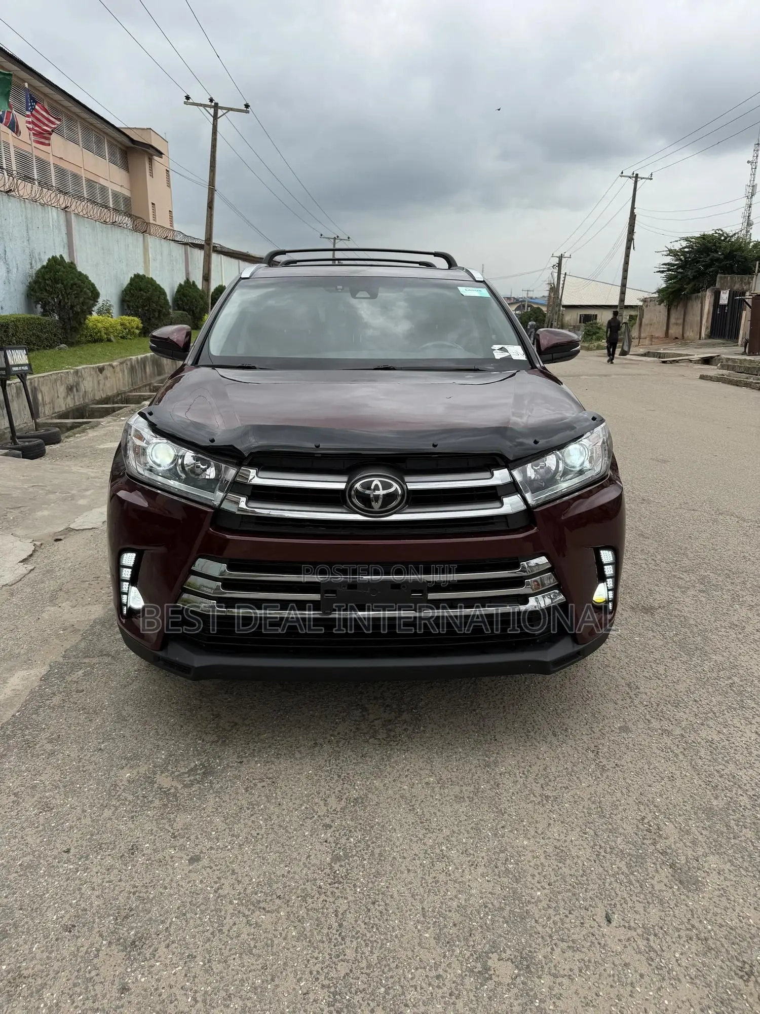 Toyota Highlander Limited Platinum 4x4 V6 (3.5L 6cyl 8A) 2017 Burgundy