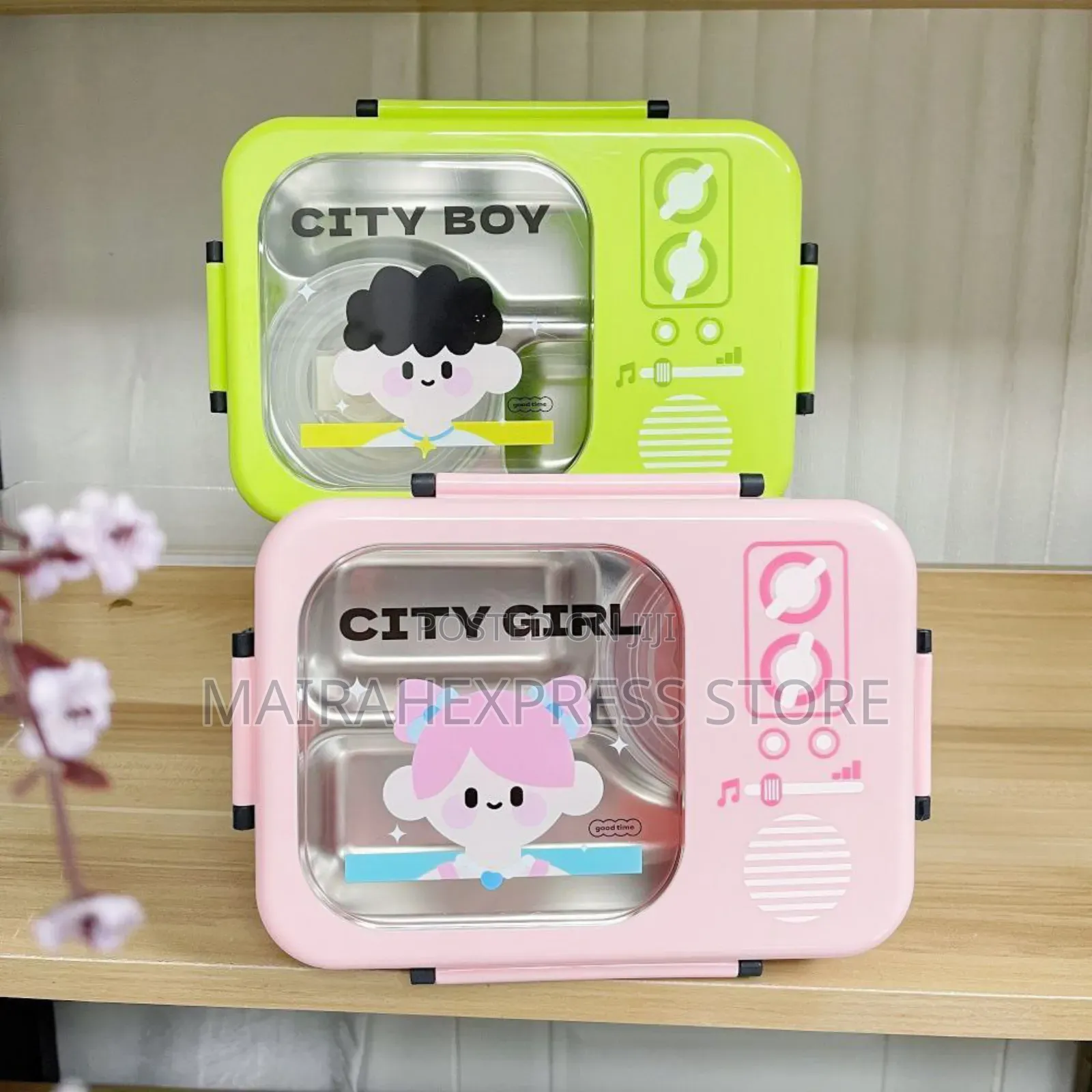 3 Partition Stainless Inner Lunch Box