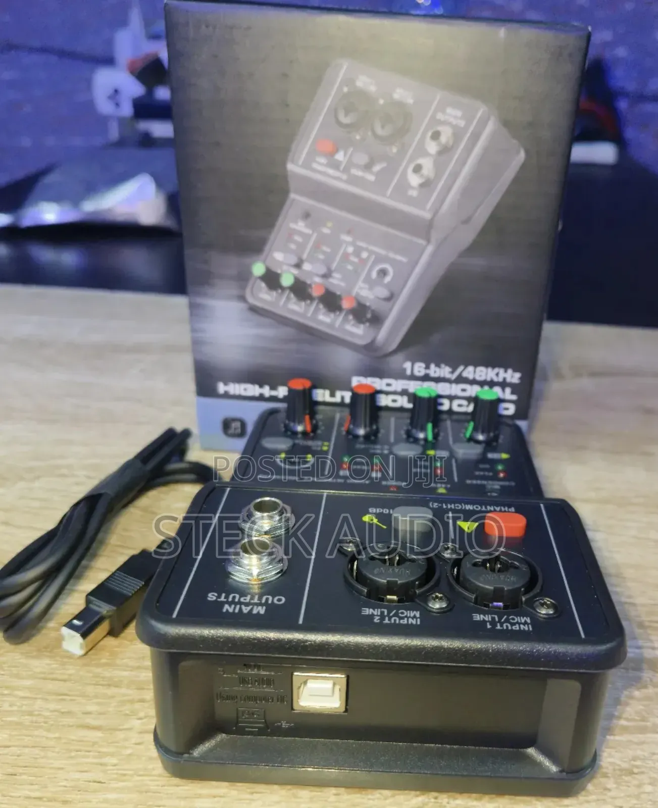 Q12 Usb Recording Sound Card for Crystal Clear Mini Recording