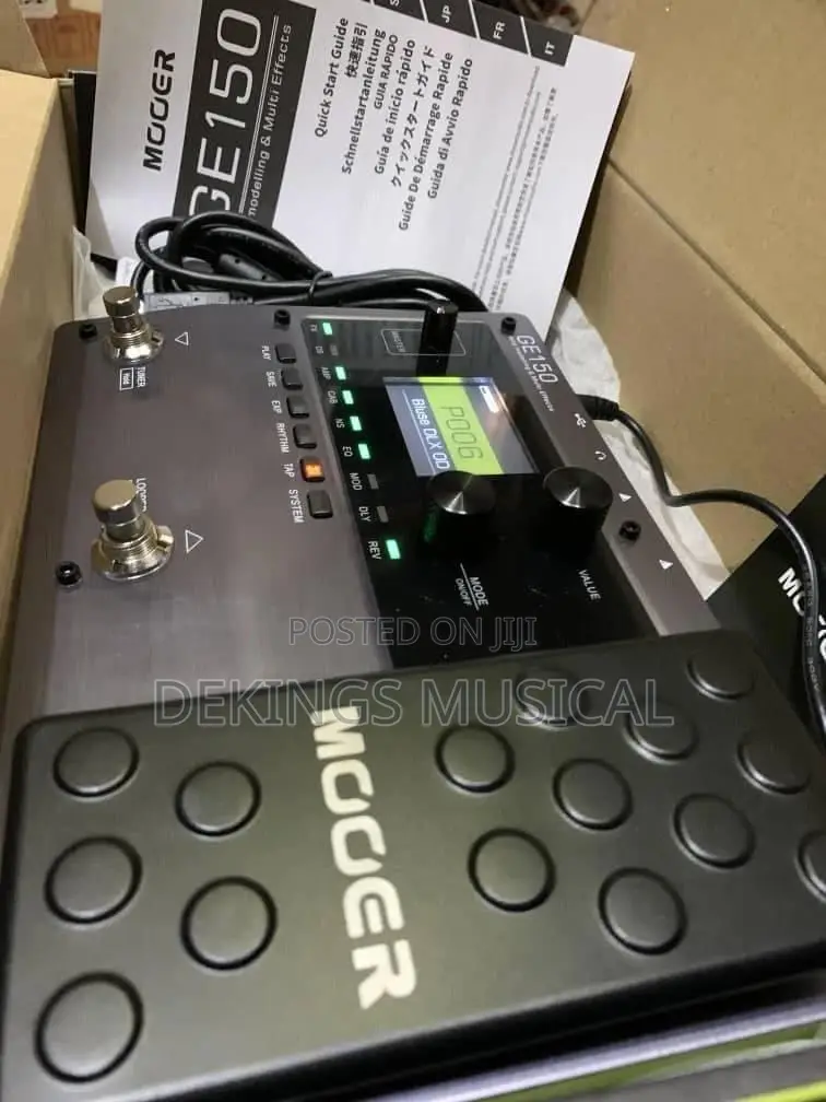 Mooer Ge150 Electric Guitar Multi Effects Pedal Amp Model