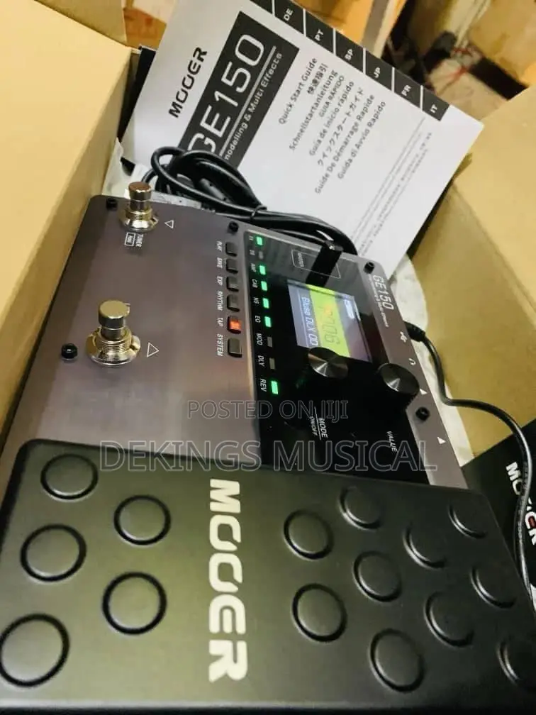 Mooer Ge150 Electric Guitar Multi Effects Pedal Amp Model
