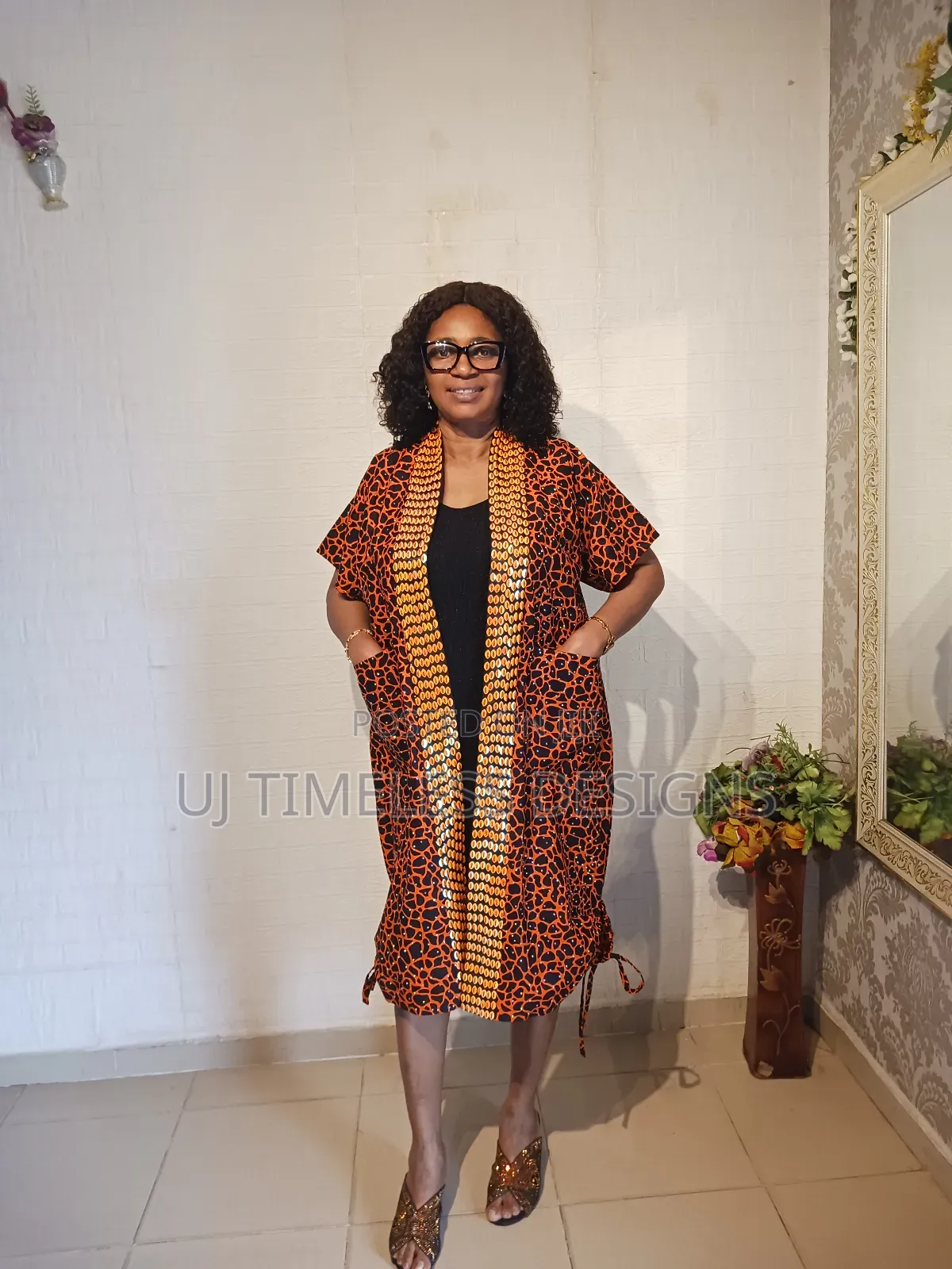 Attractive Kimono Jacket With Asoke