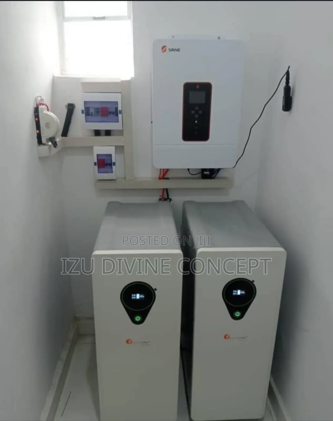 8kva Inverter Setup and 35 KWH Lithium Battery Backup