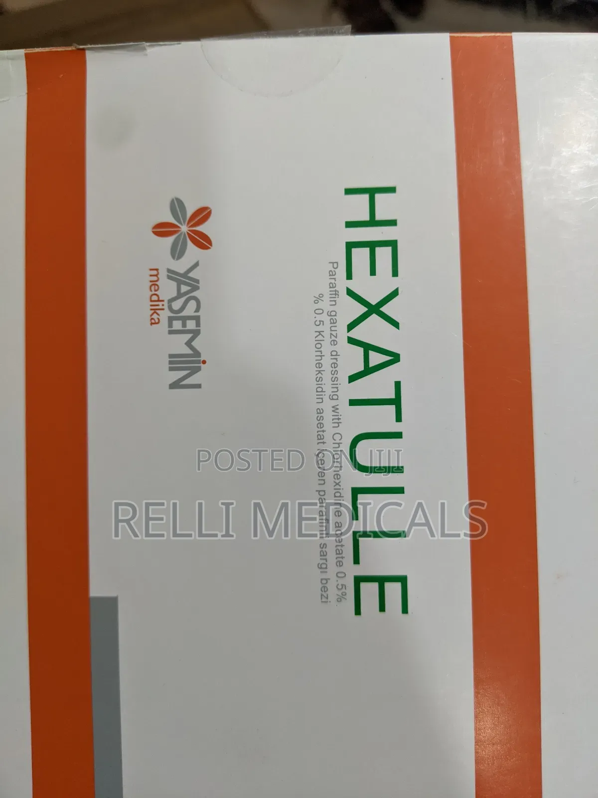 Paraffin Guaze Dressing With Chlorhexidine (Hexatulle)