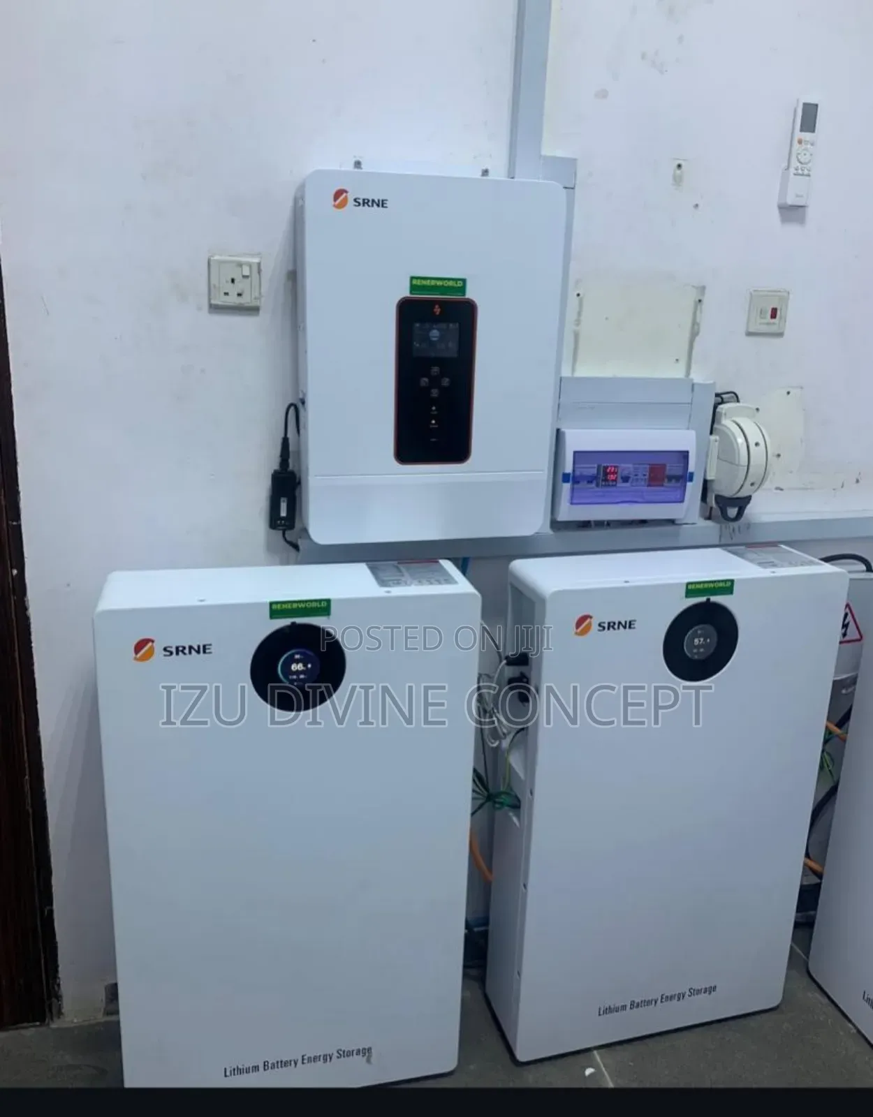 10kva Inverter Setup and 32 KWH Lithium Battery Backup