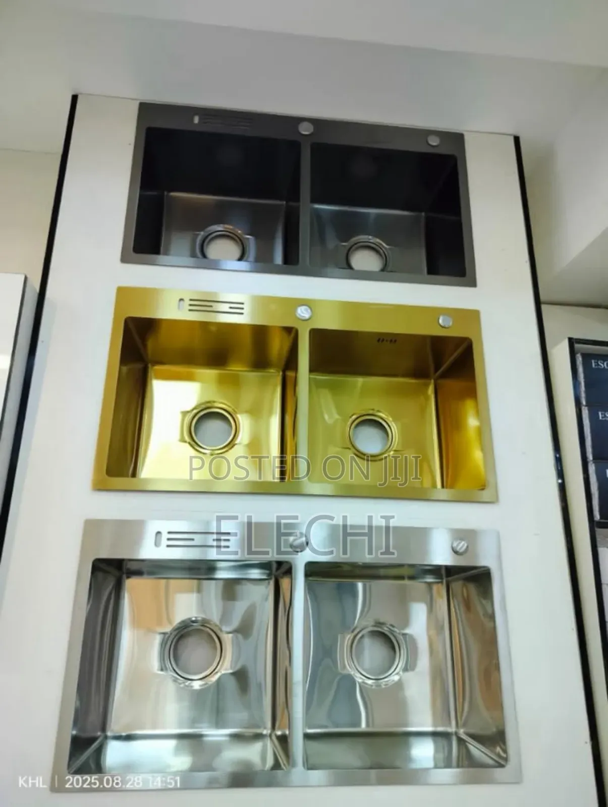 Satin Kitchen Sink Double Bowl