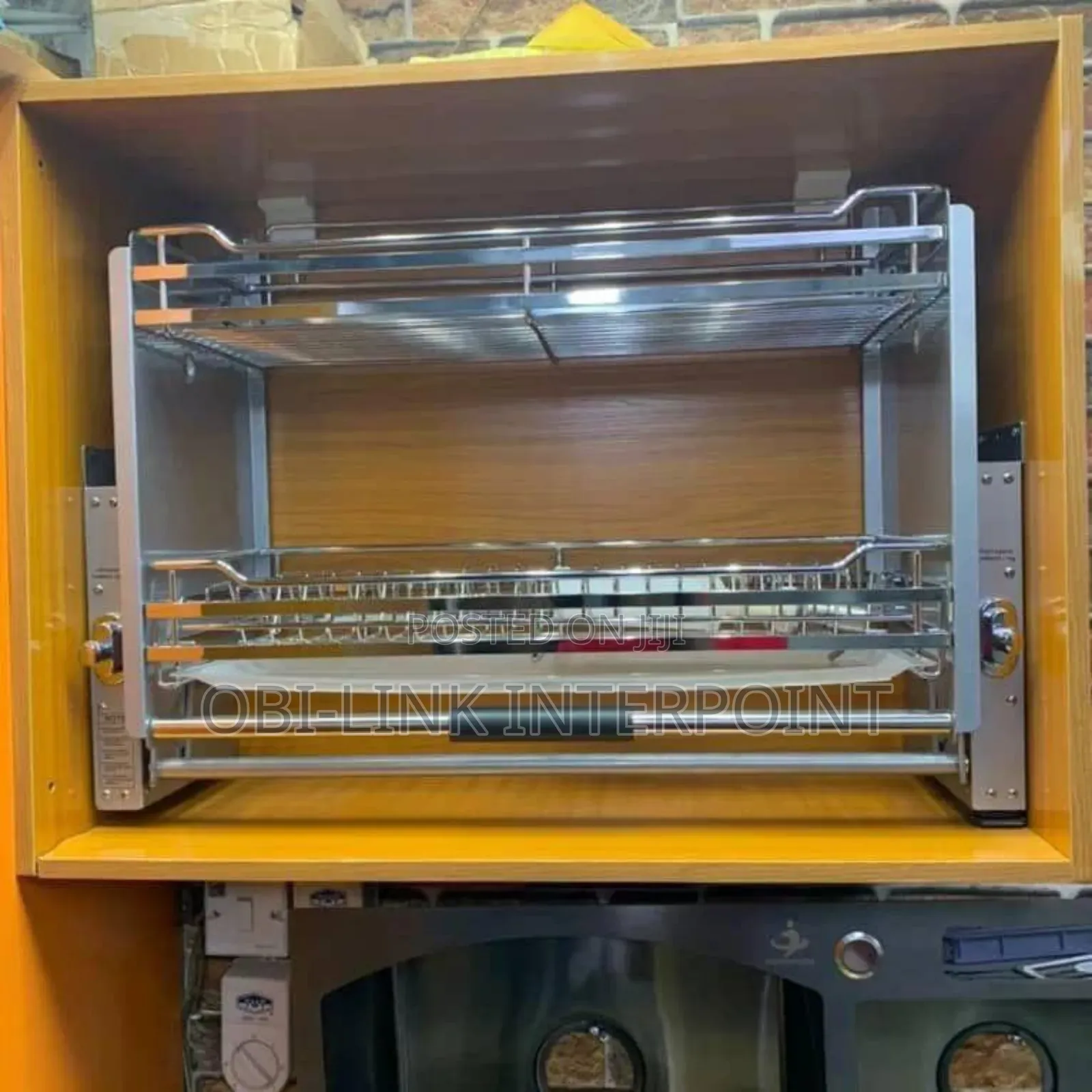 60cm Pull-Down Elevated Plate Rack