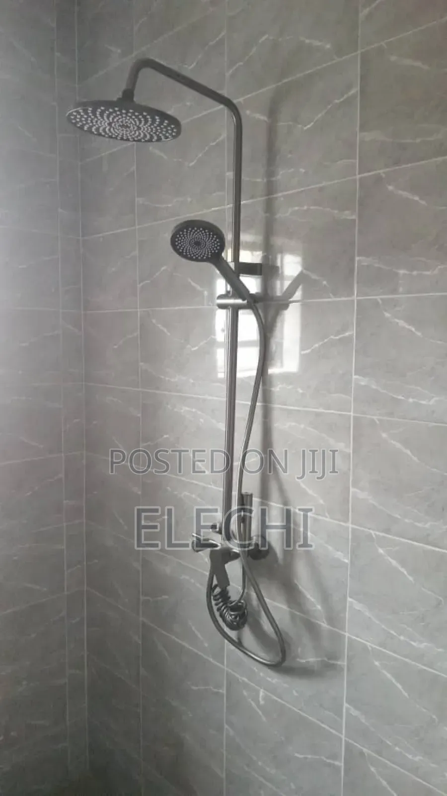 Heavy Duty Power Shower Gray
