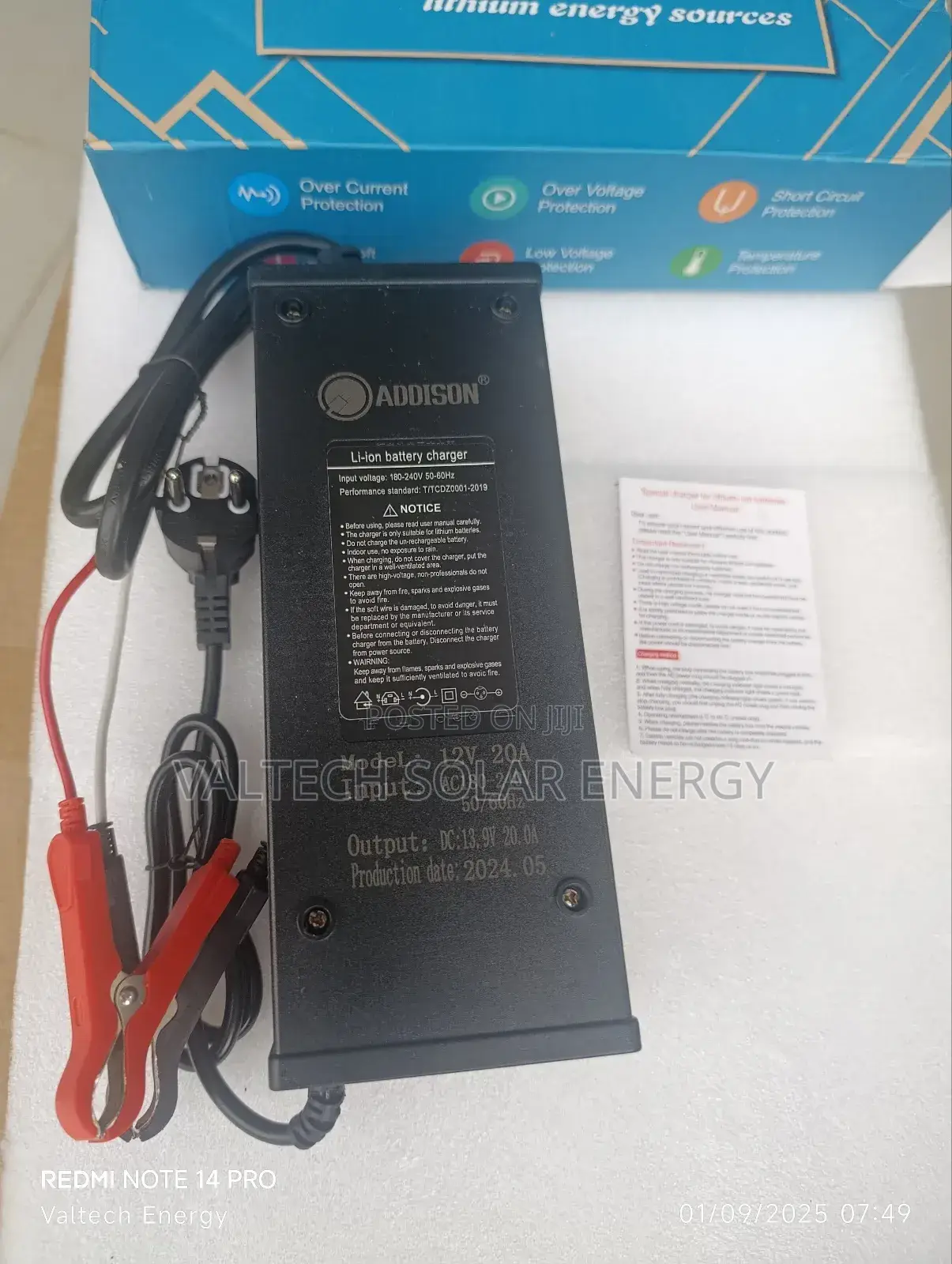 12v 30a (14v) Dedicated Lifepo4 Lithium Battery Smart Charger