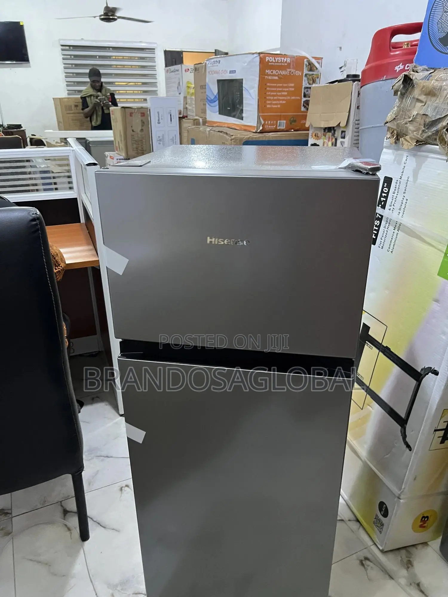 124 Litres Hisense Fridge With Freezer – Double Door