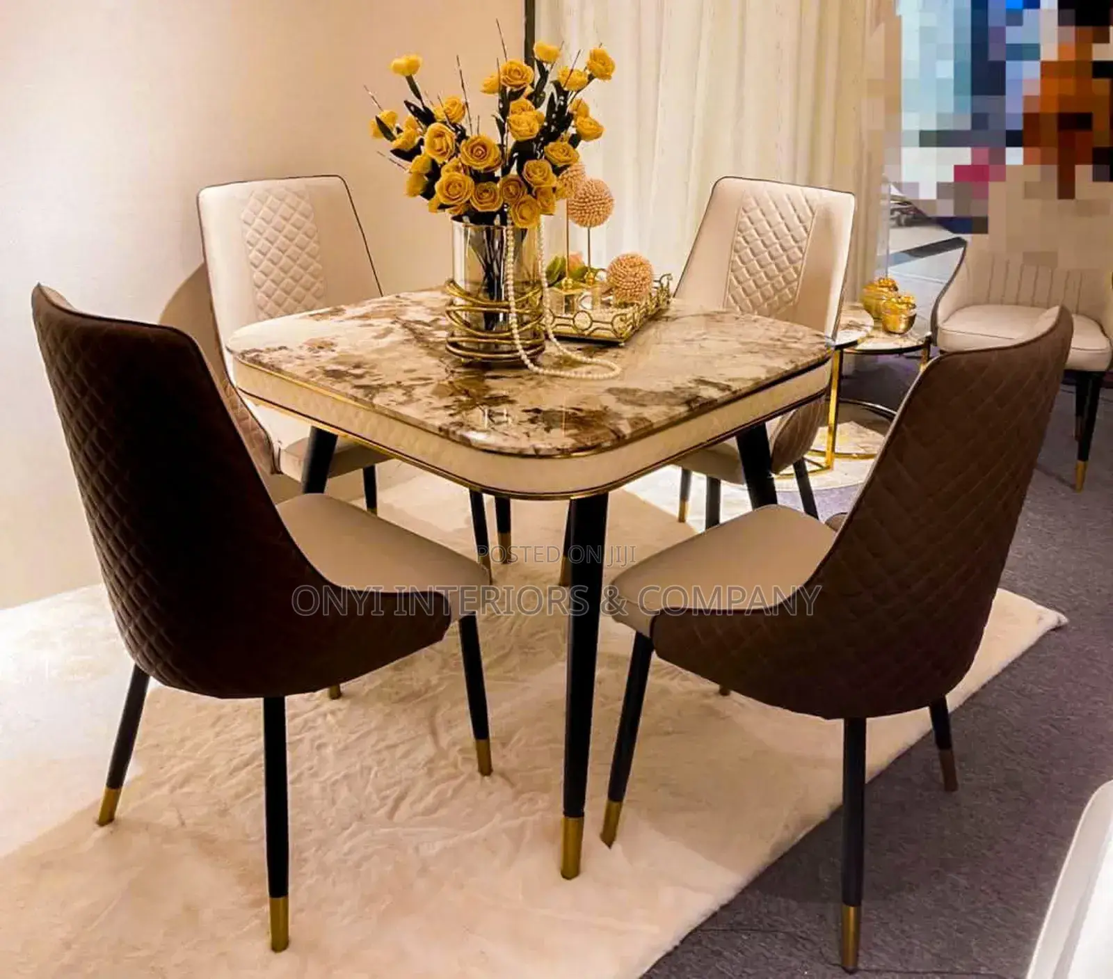 Sleek Dining Table Set