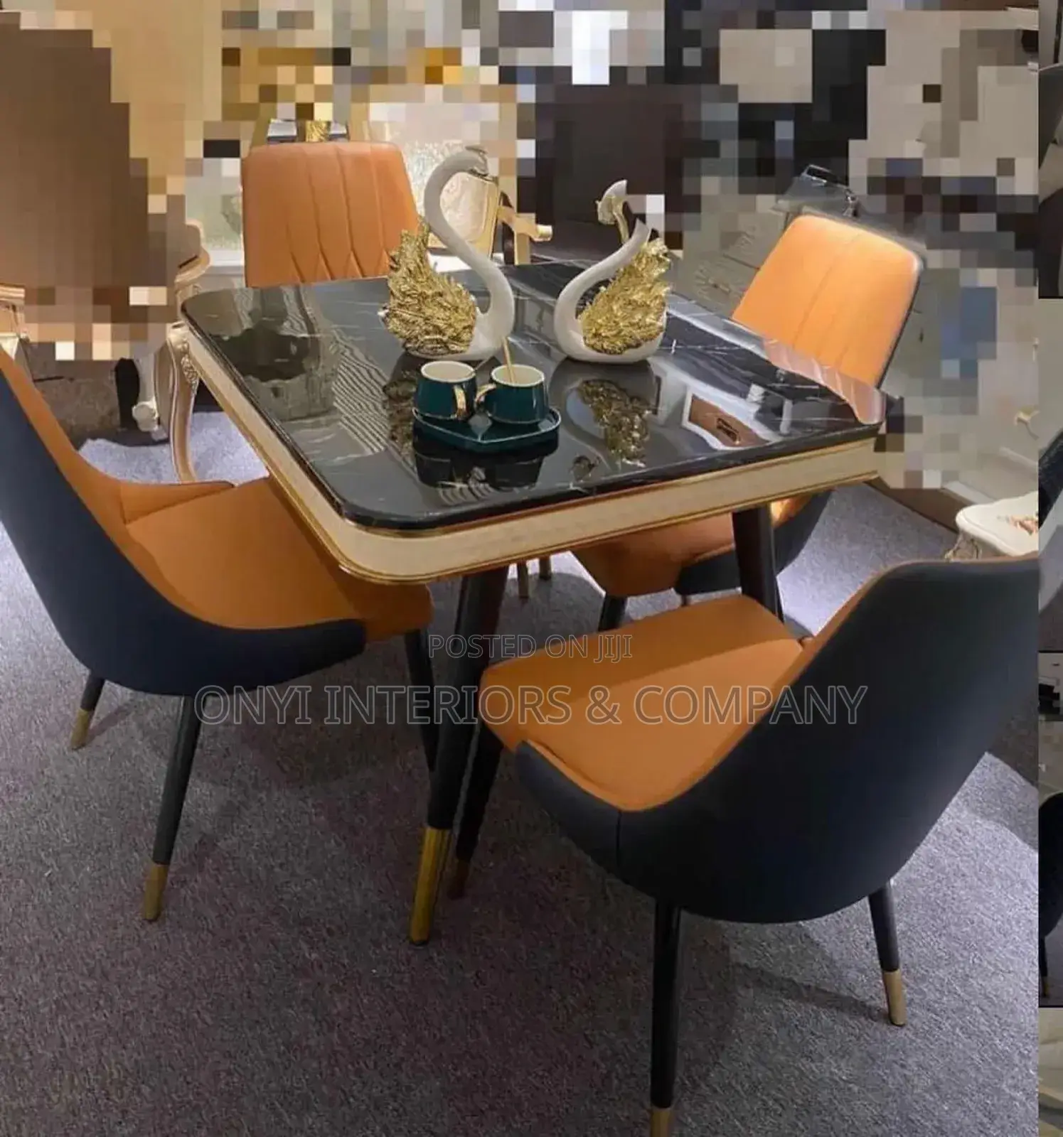 Sleek Dining Table Set