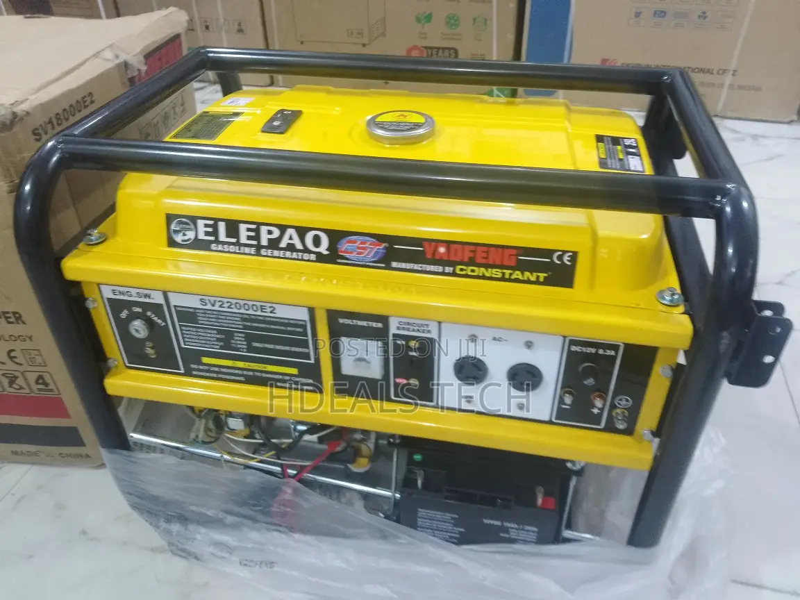 Durable Elepaq Constant Yaofeng Sv22000e2 Generator